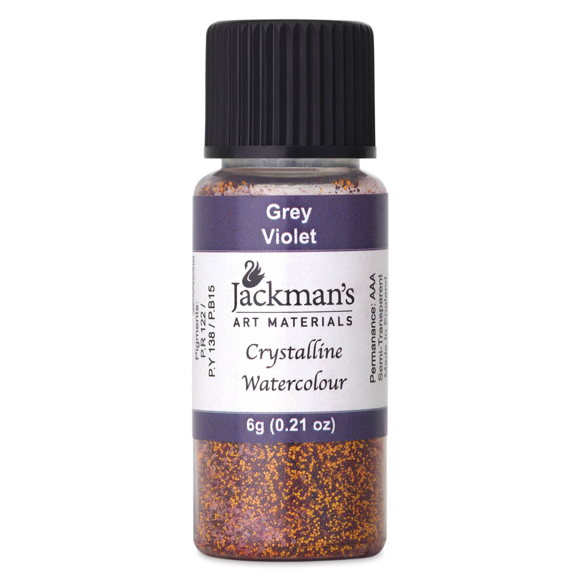 Jackman's Crystalline Powder Watercolor - Grey Violet, 6 g