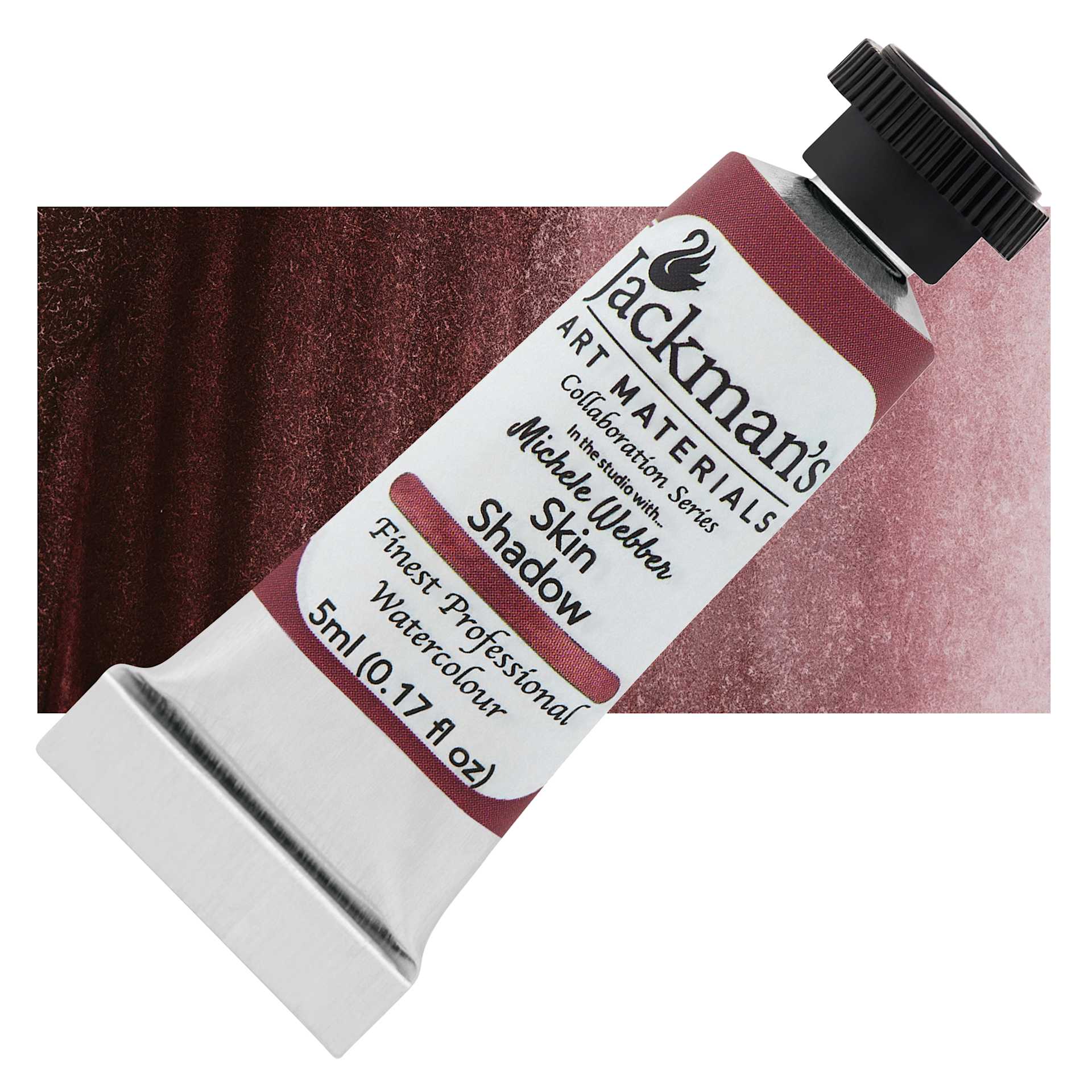Jackman's Finest Professional Watercolour - Skin Shadow 5 ml Tube and Swatch