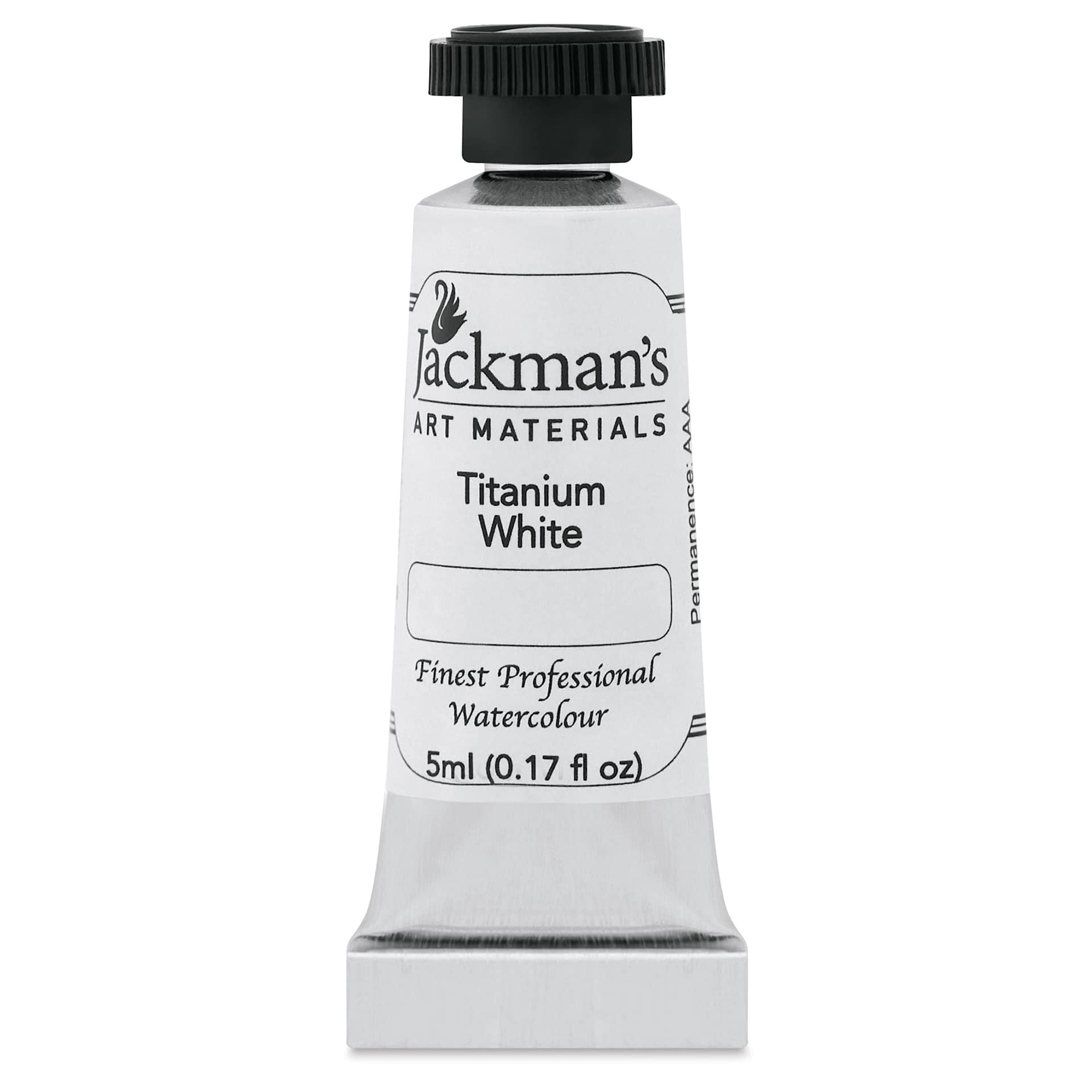 Jackman's Finest Professional Watercolour - Titanium White, 5 ml Tube