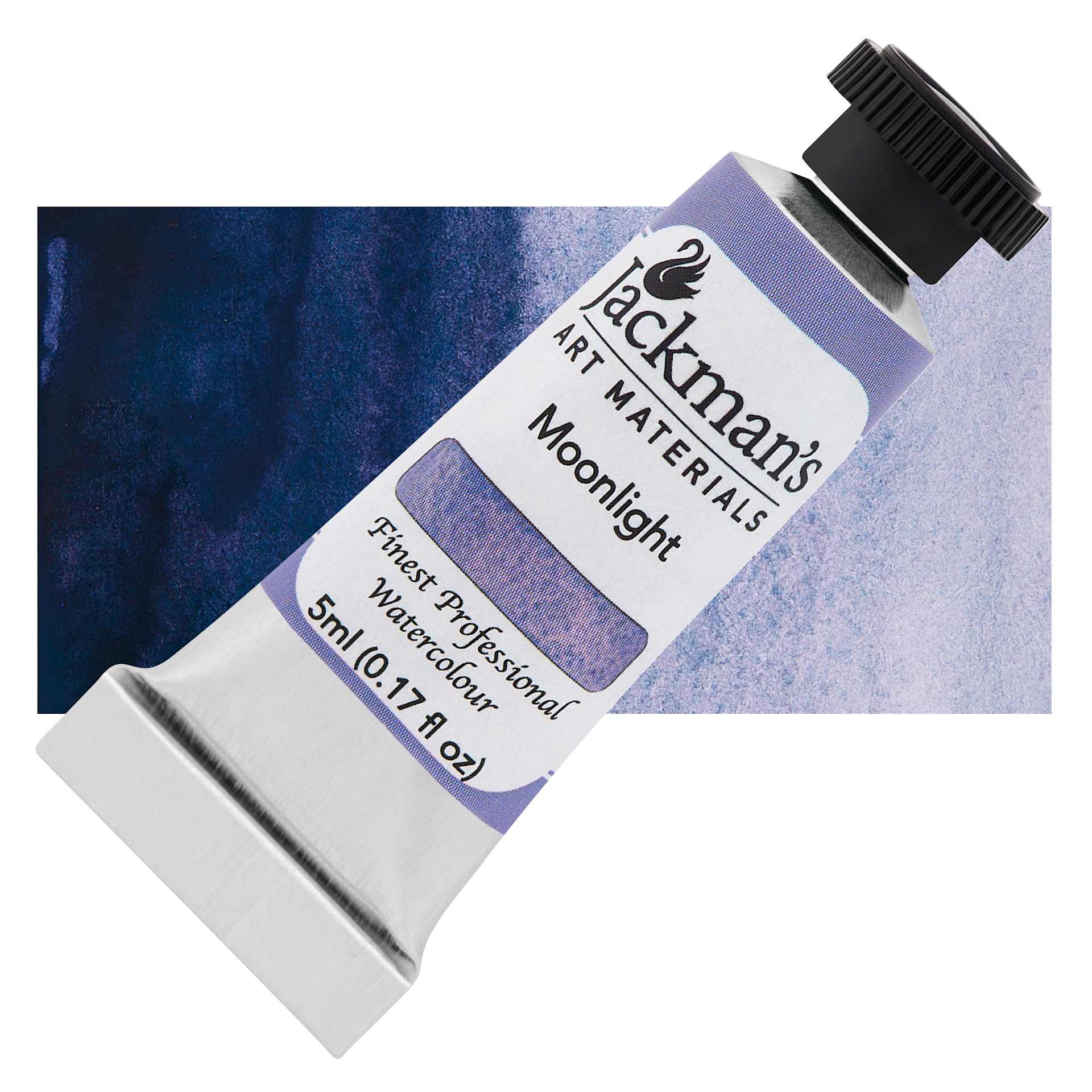 Jackman's Finest Professional Watercolour - Moonlight, 5 ml Tube and Swatch