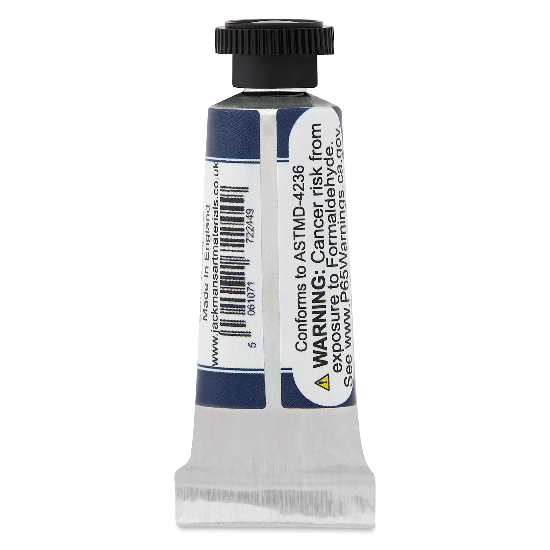 Jackman's Finest Professional Watercolour - Payne's Blue Grey, 5 ml back of tube