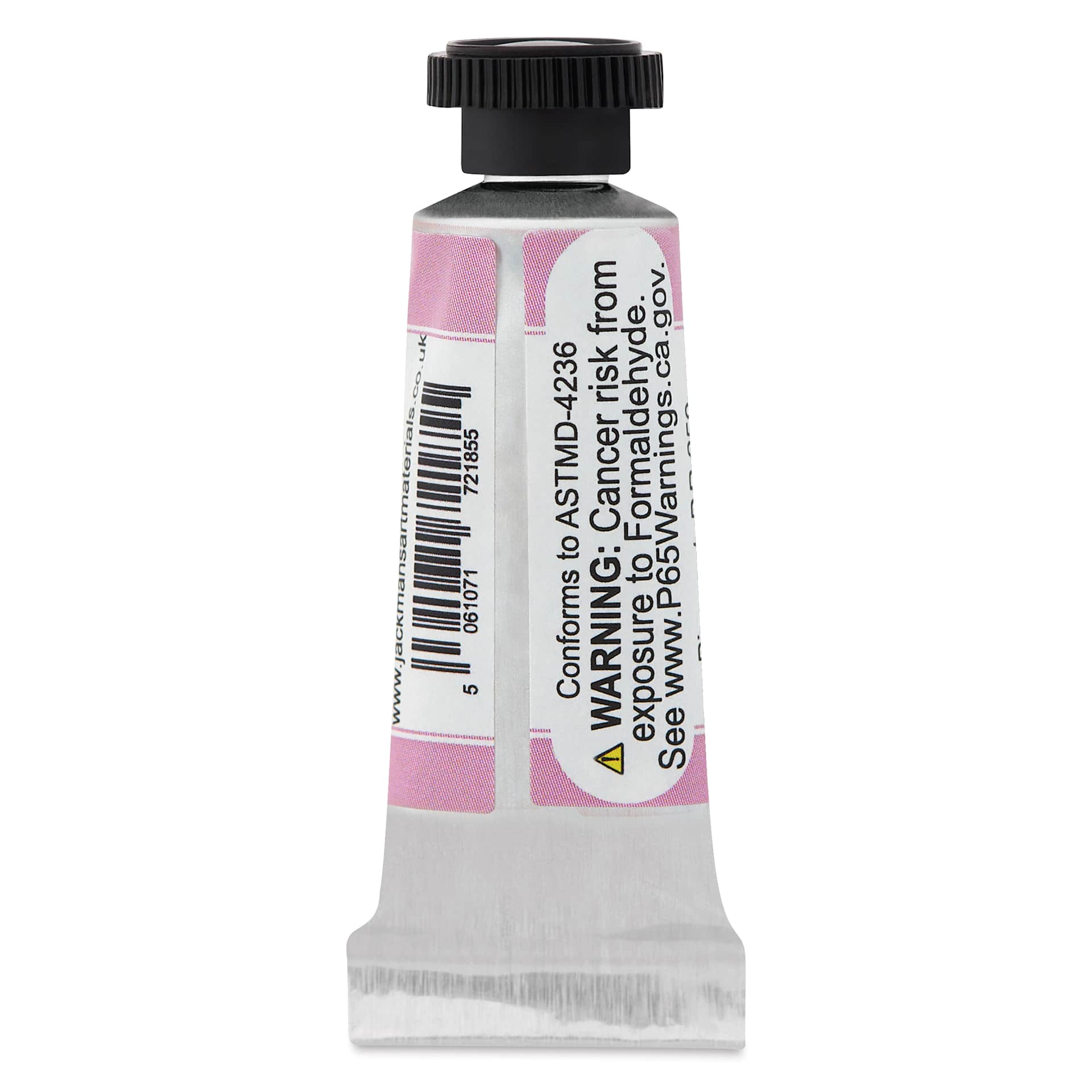 Jackman's Finest Professional Watercolour - Ultramarine Pink, 5 ml back of tube
