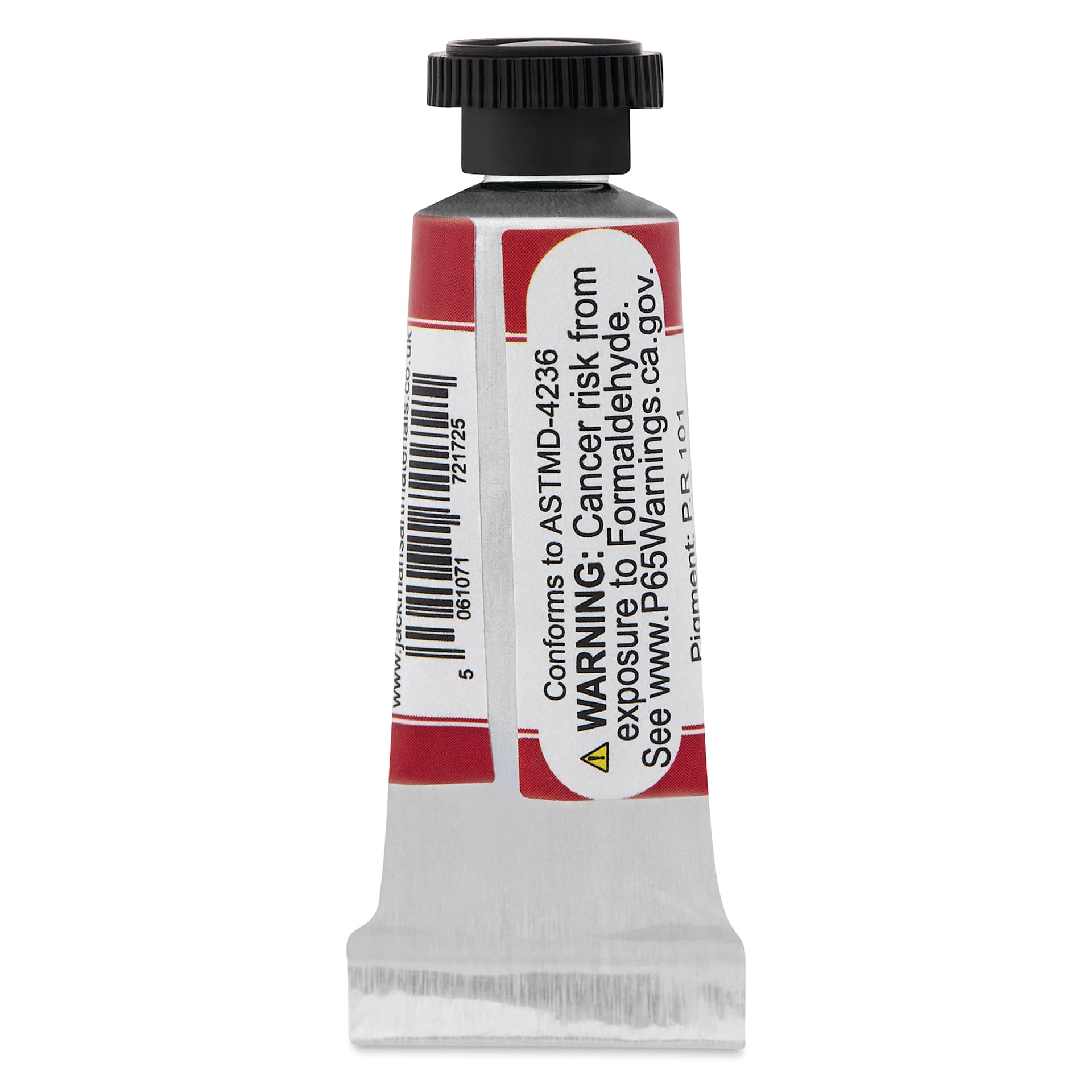 Jackman's Finest Professional Watercolour - English Red Oxide 120m, 5 ml back of tube
