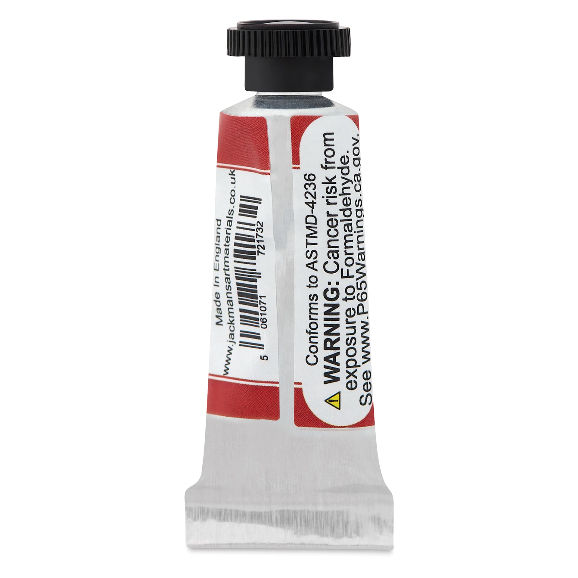 Jackman's Finest Professional Watercolour - English Red Oxide 130m, 5 ml back of tube