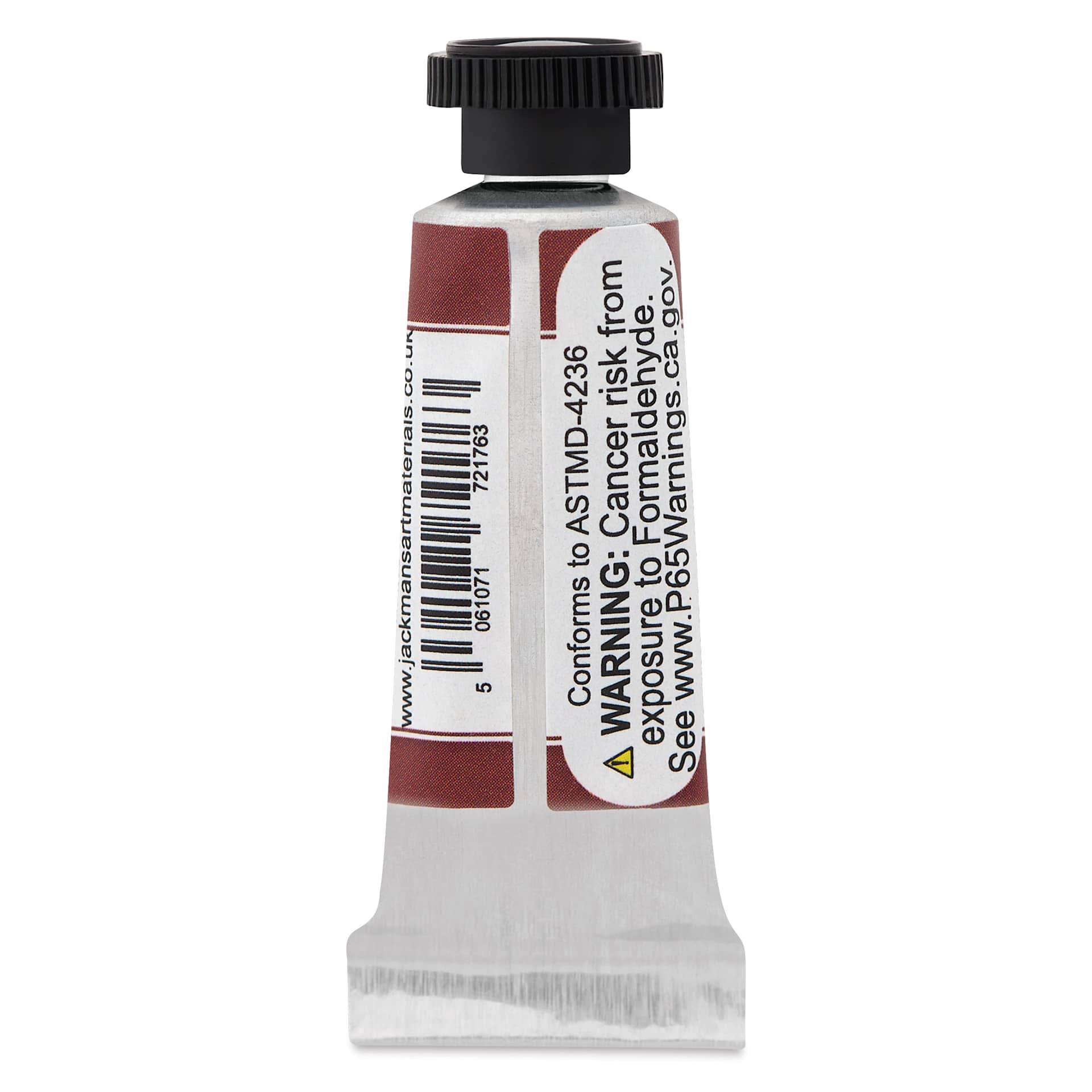Jackman's Finest Professional Watercolour - Indian Red Oxide 180m, 5 ml back of tube