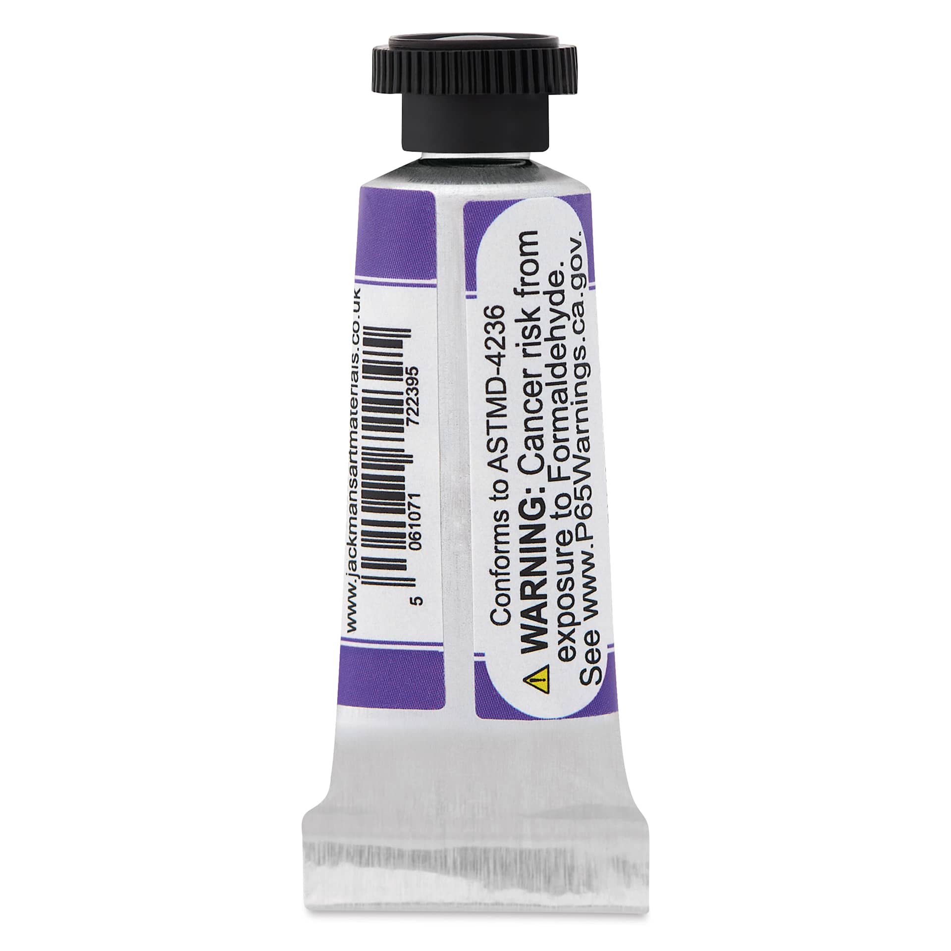 Jackman's Finest Professional Watercolour - Amethyst, 5 ml back of tube