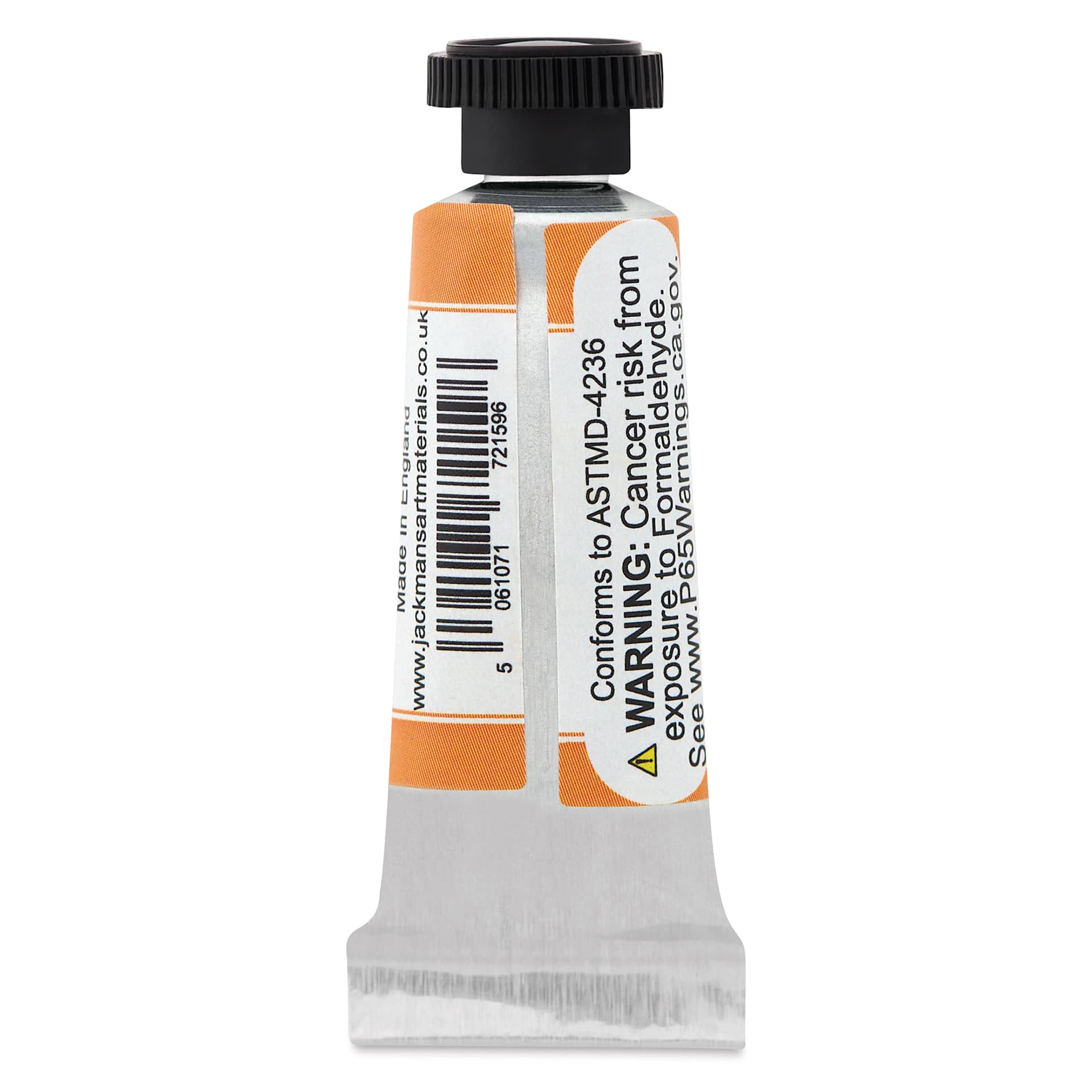 Jackman's Finest Professional Watercolour - Marigold, 5 ml back of tube