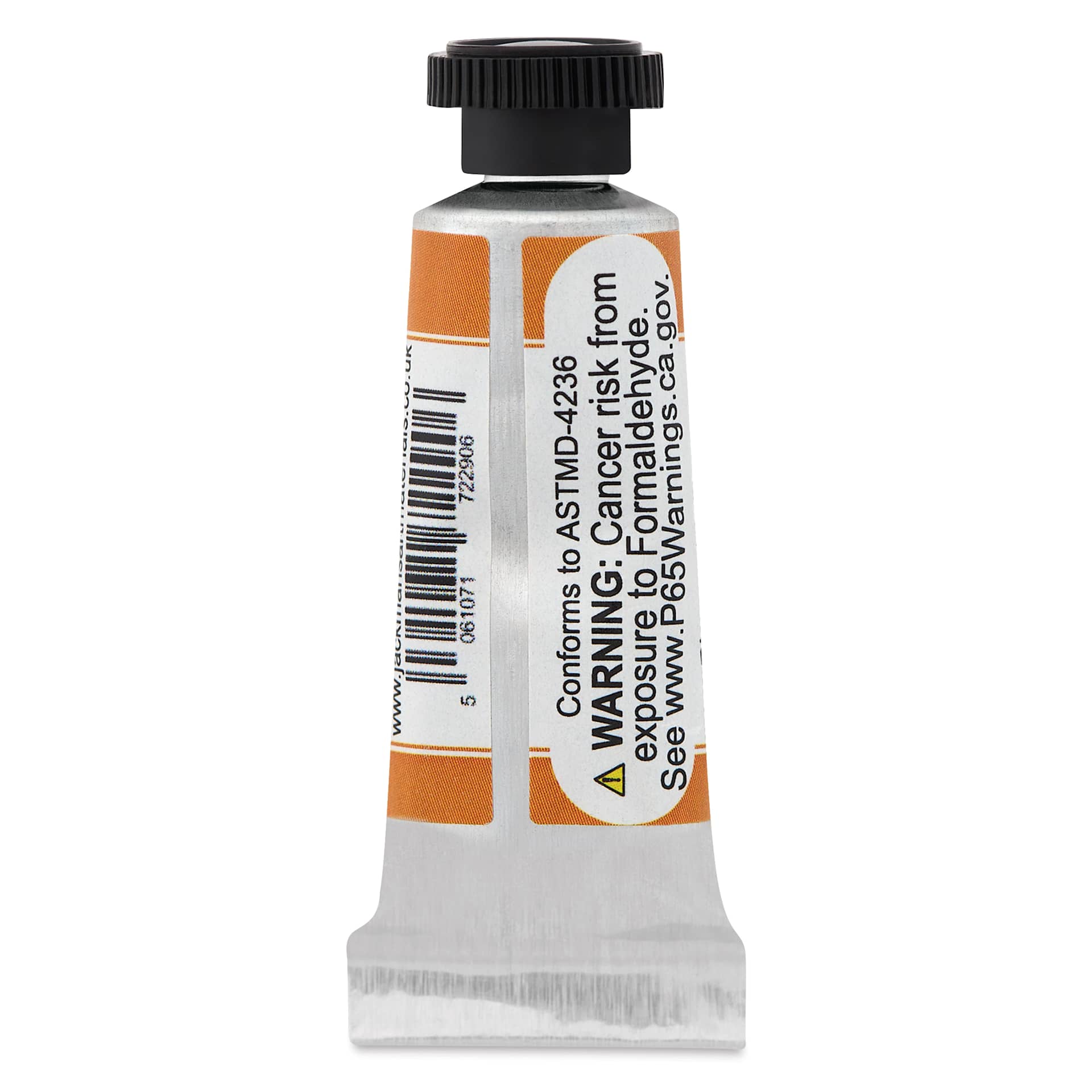 Jackman's Finest Professional Watercolour - Benzidine Orange, 5 ml back of tube