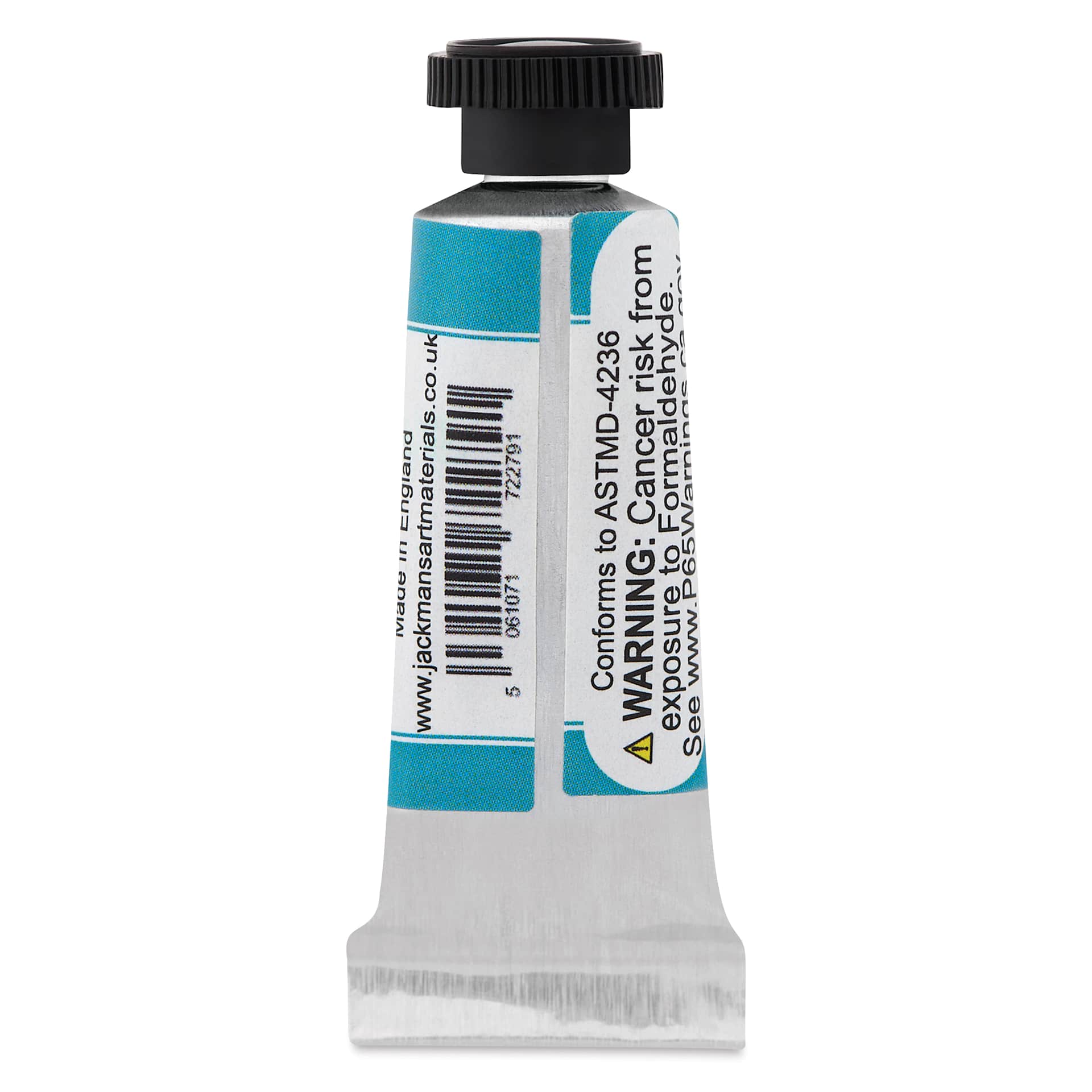 Jackman's Finest Professional Watercolour - Ultramarine Turquoise, 5 ml back of tube