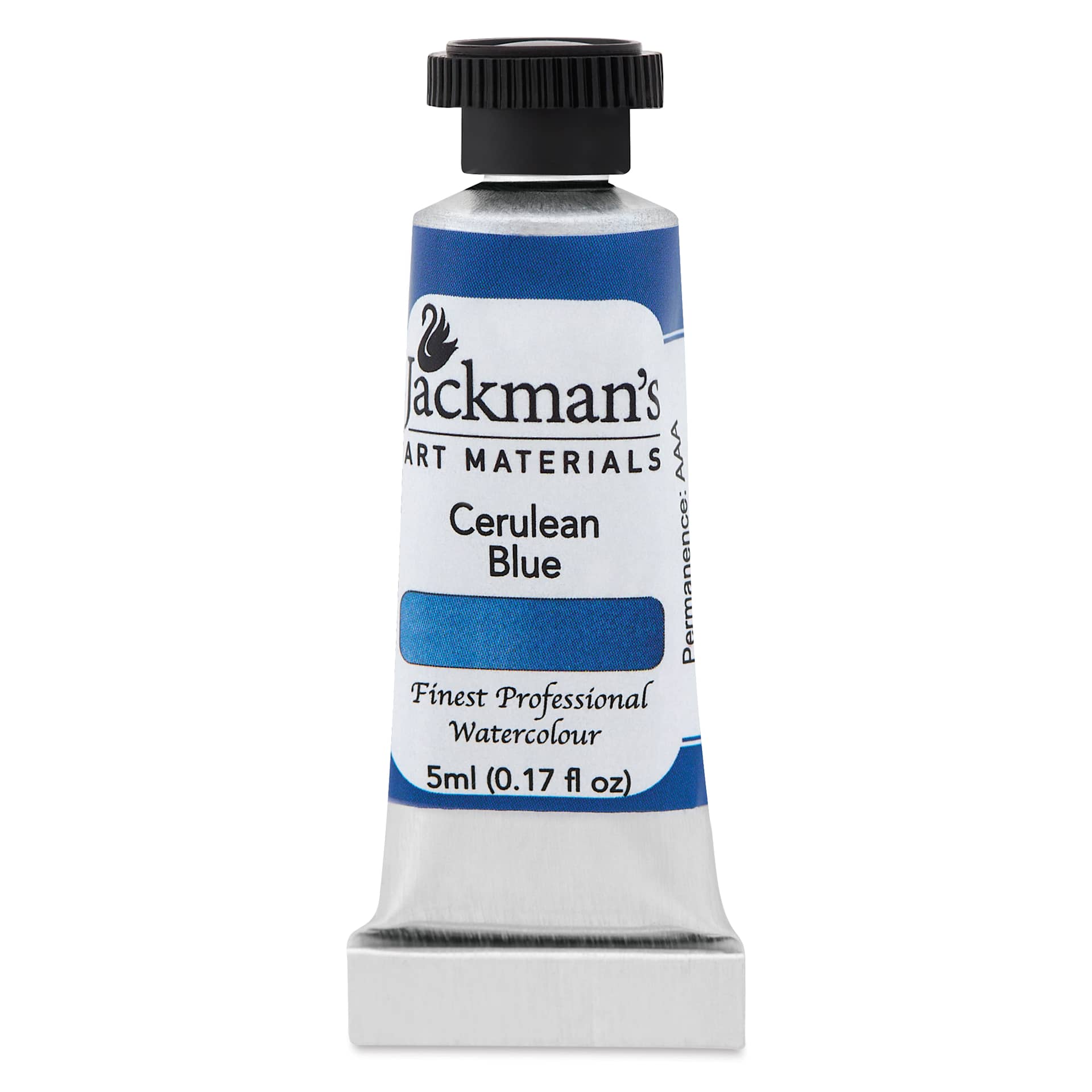 Jackman's Finest Professional Watercolour - Cerulean Blue (Chromium), 5 ml Tube