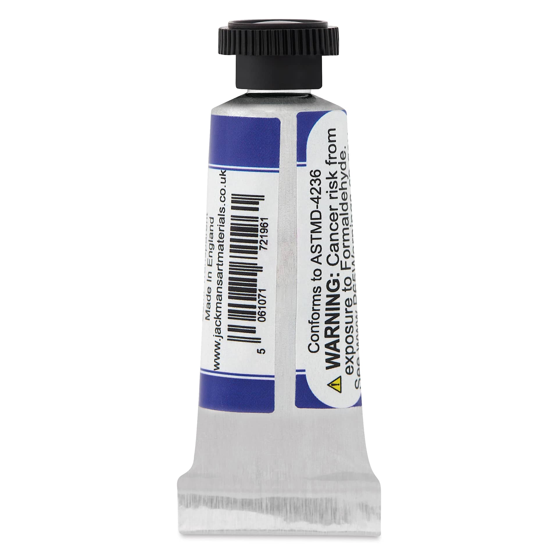 Jackman's Finest Professional Watercolour - Delphinium, 5 ml back of tube