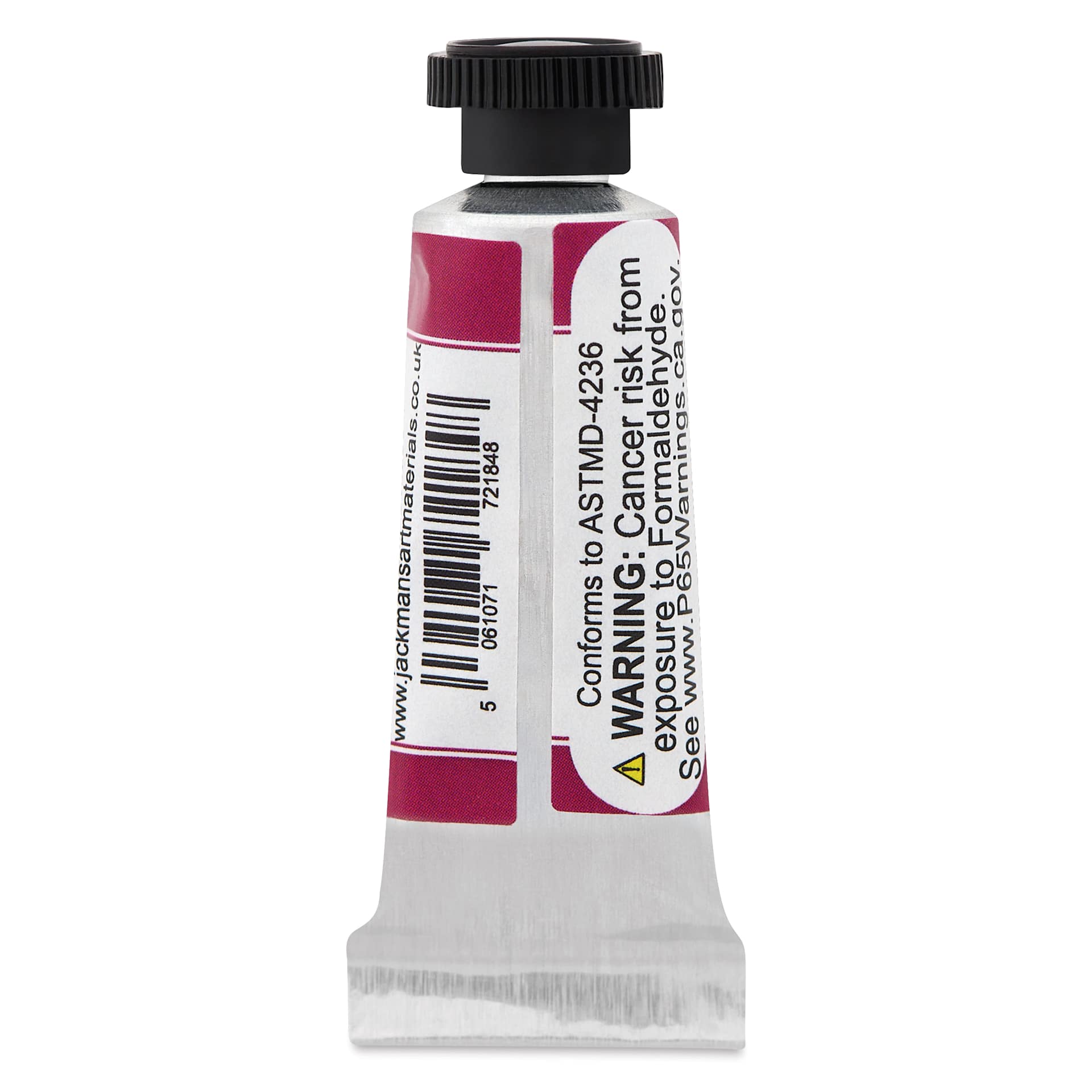 Jackman's Finest Professional Watercolour - Quinacridone Lilac, 5 ml back of tube