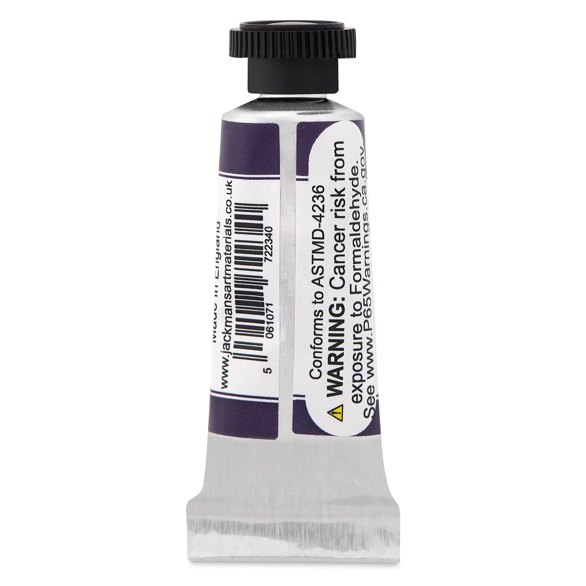 Jackman's Finest Professional Watercolour - Mulberry, 5 ml back of tube