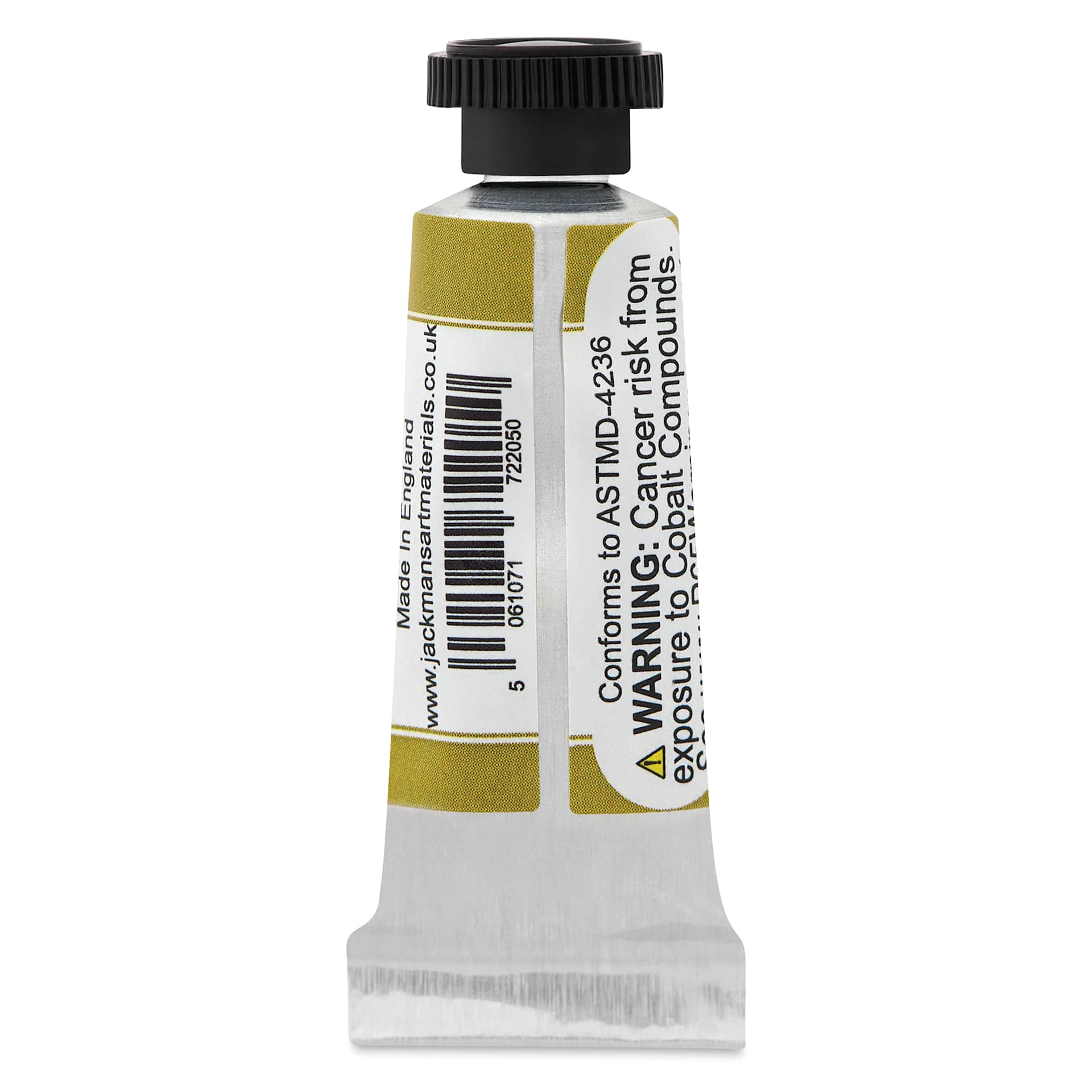 Jackman's Finest Professional Watercolour - Rainforest Green, 5 ml back of tube