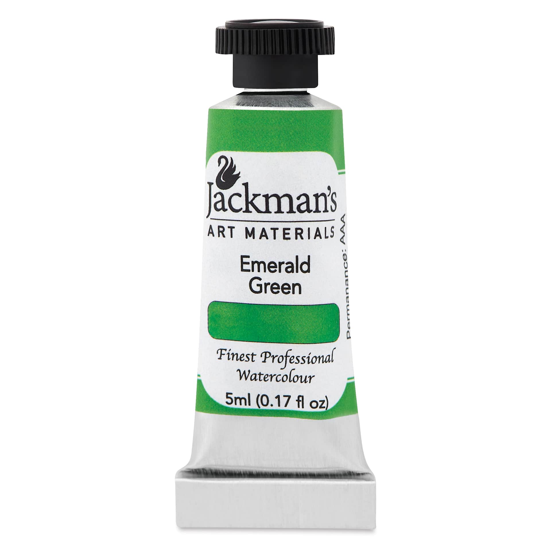 Jackman's Finest Professional Watercolour - Emerald Green, 5 ml Tube