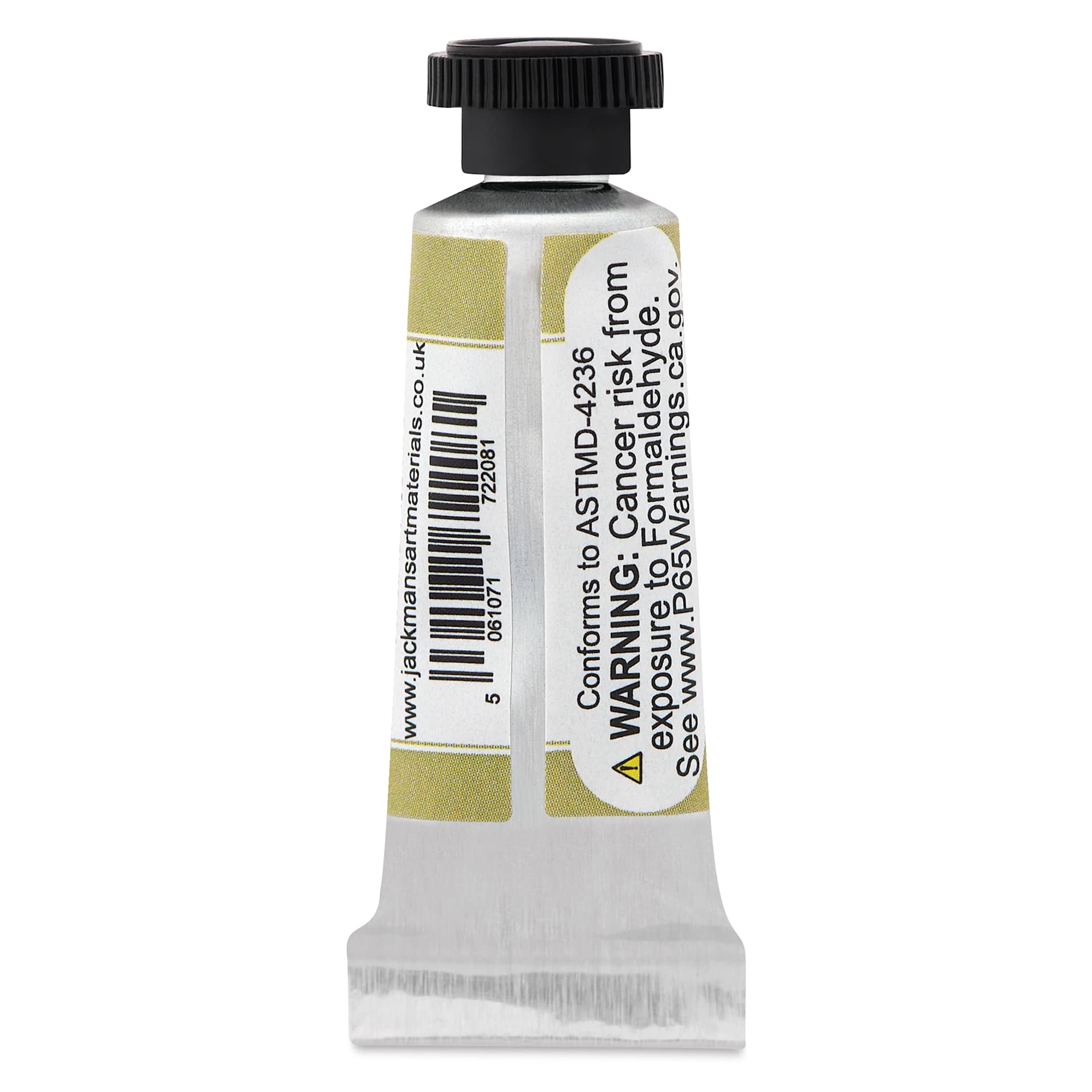 Jackman's Finest Professional Watercolour - Terre Verte, 5 ml back of tube