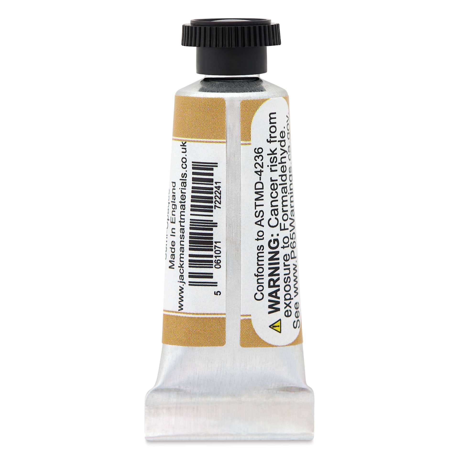 Jackman's Finest Professional Watercolour - Wet Sand, 5 ml back of tube