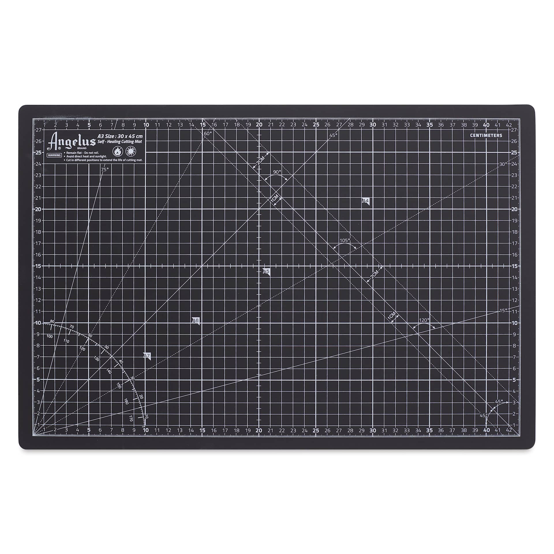 Angelus Self-Healing Cutting Mat - 18" x 24" - centimeter side