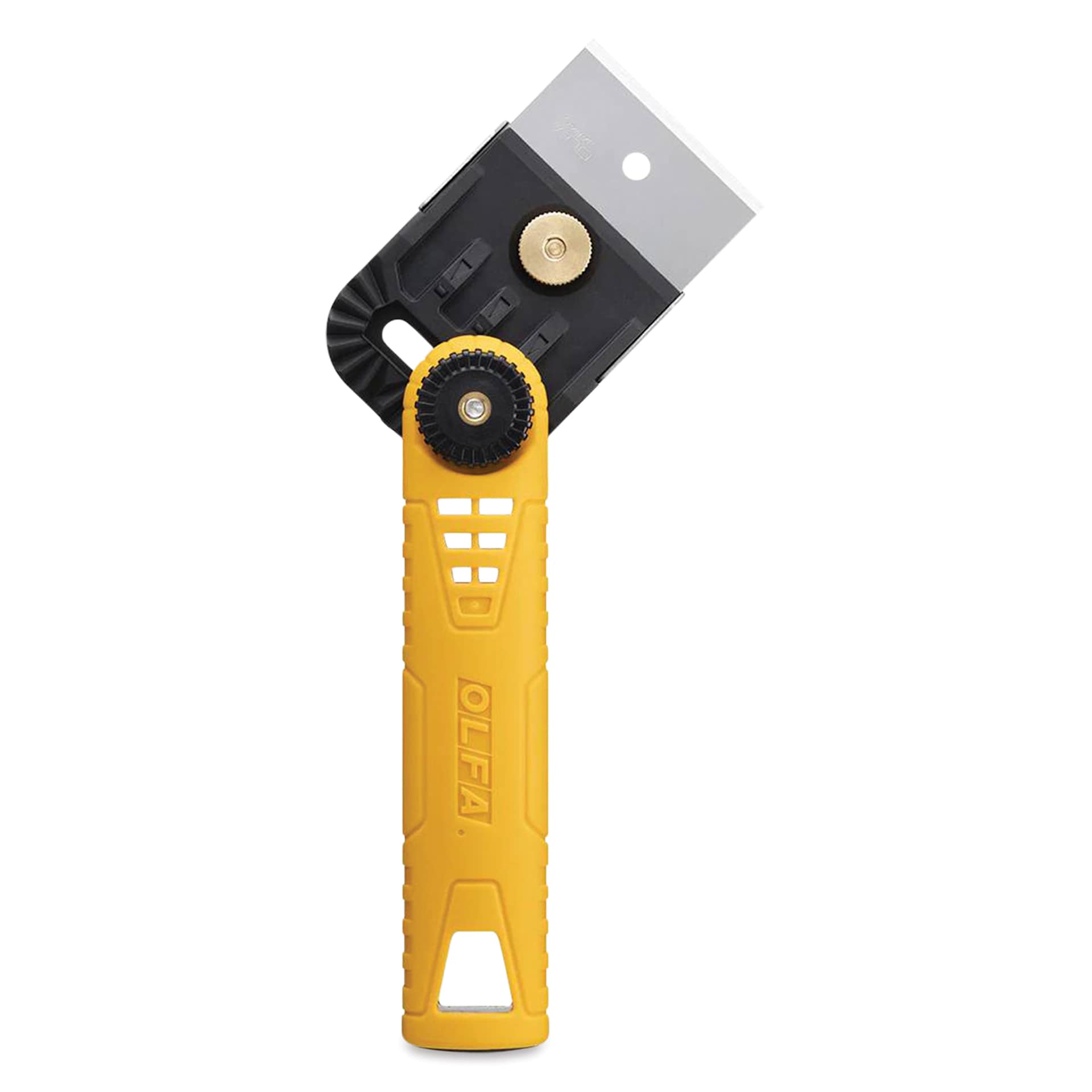 Olfa Multi-Purpose Scraper with Adjustable Head - 7", head angled to the right