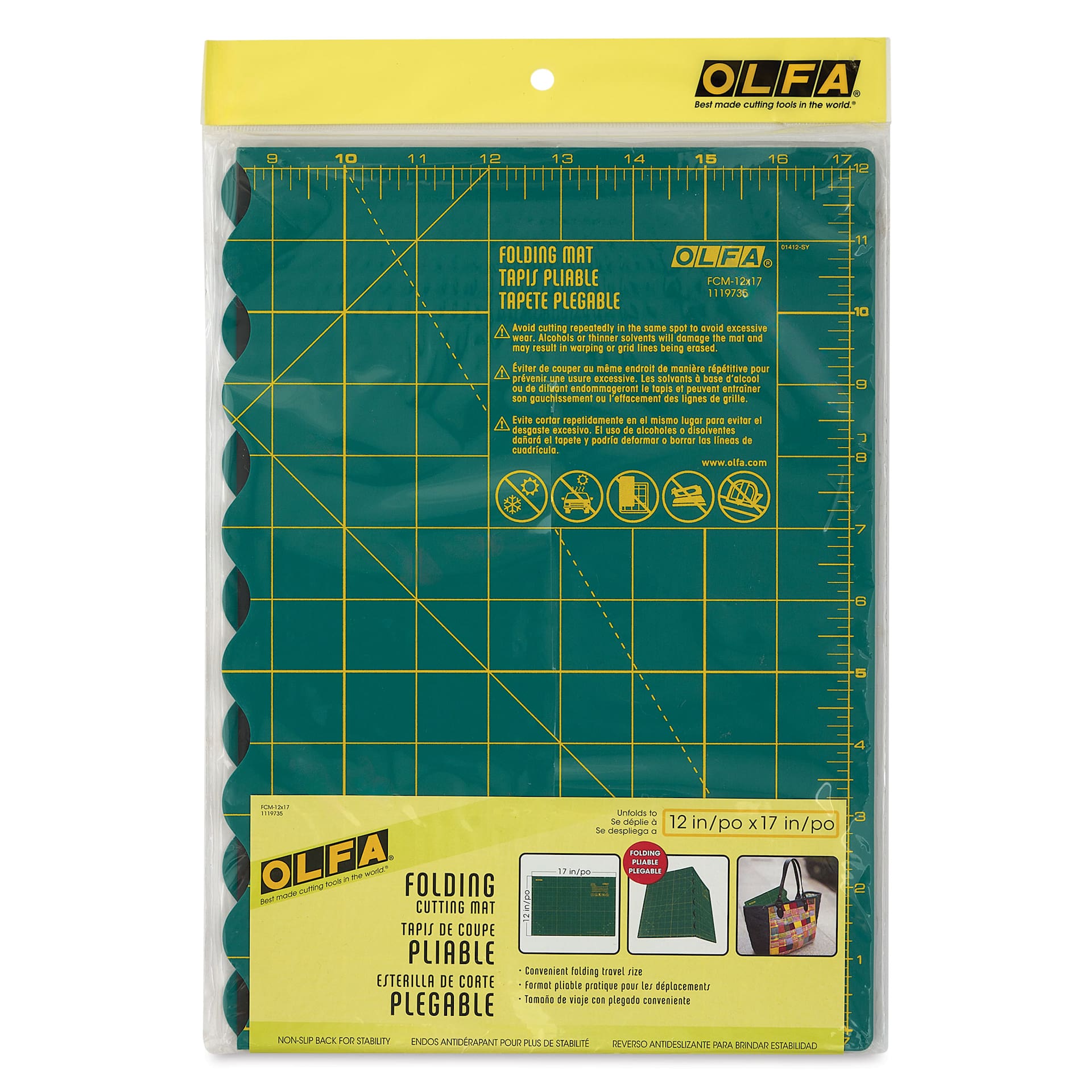 Olfa Folding Cutting Mat - front of packaging