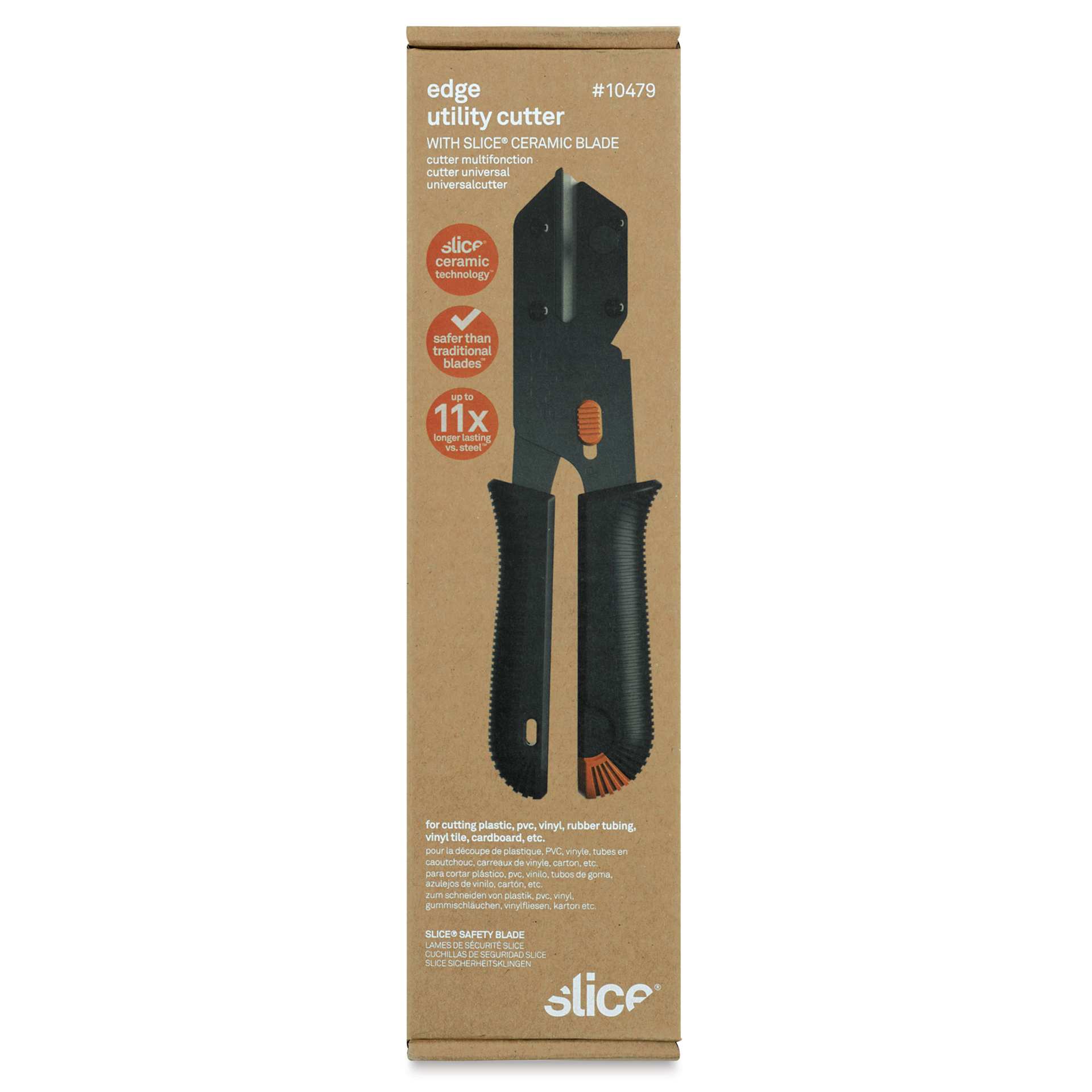 Slice Edge Utility Cutter (Front of packaging)