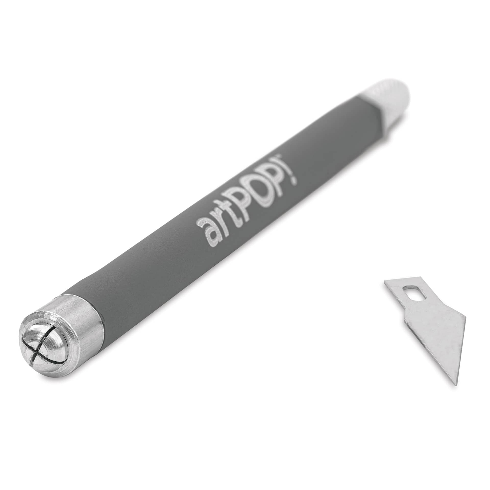 artPOP! Detail Knife - Grey, blade out of handle