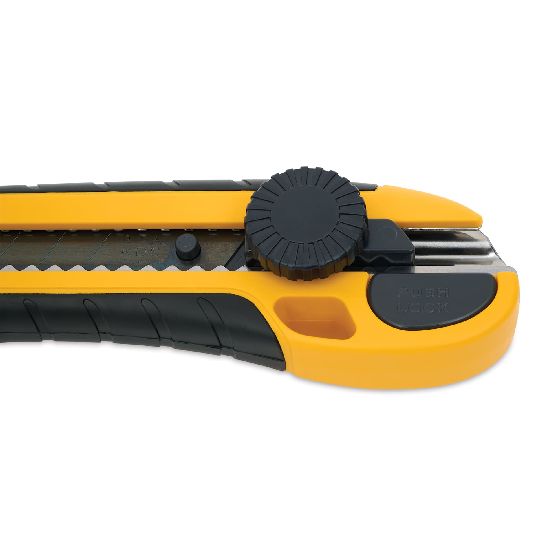 KDS Grip Fit Twist Lock Utility Knife close up to show twist lock