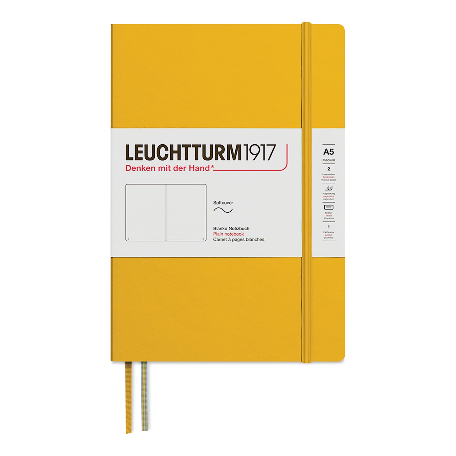 Leuchtturm1917 Blank Softcover Notebook - Sunflower, 5-3/4" x 8-1/4"