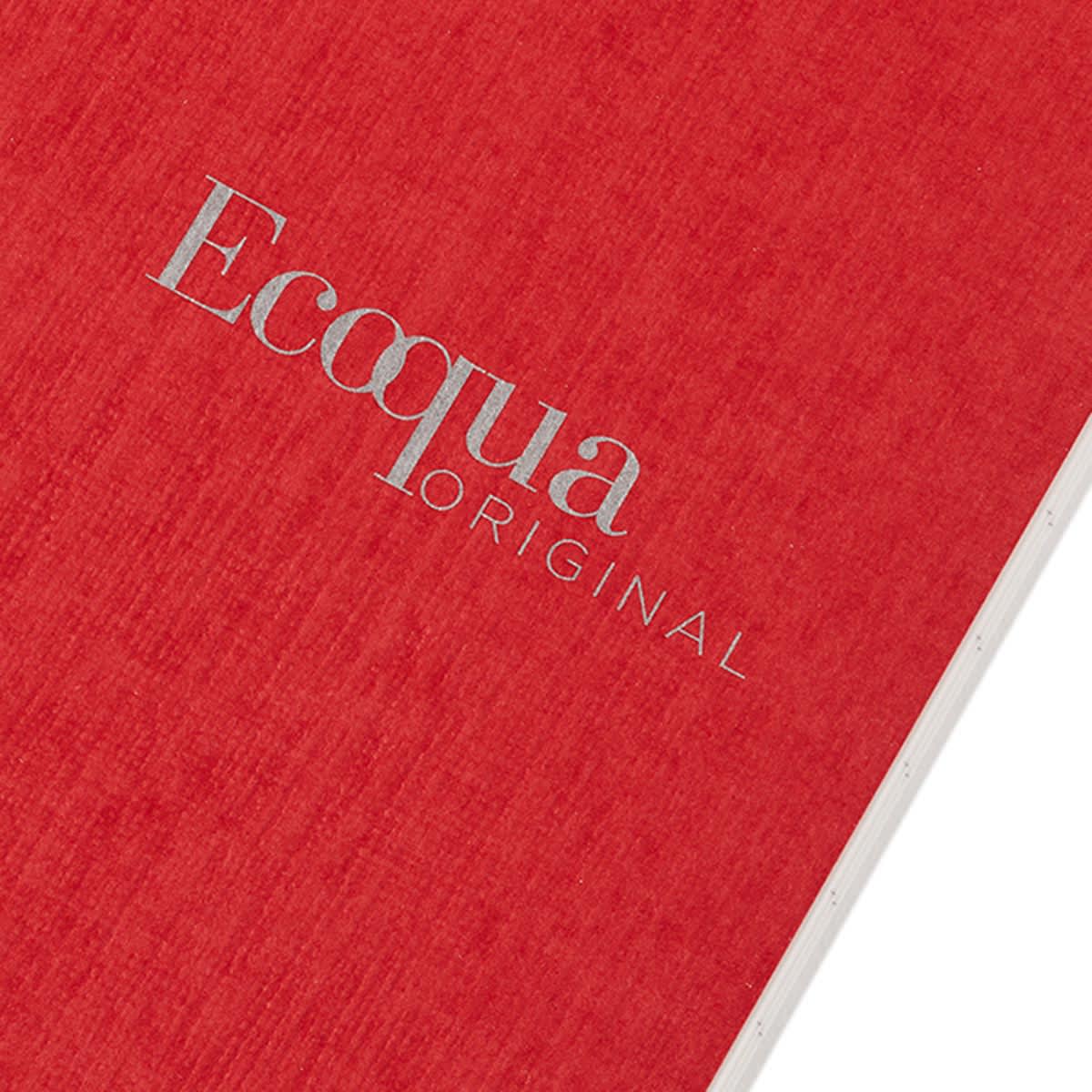 Fabriano Eco Qua Spiral Blank Red - 70 Shts./Bk.