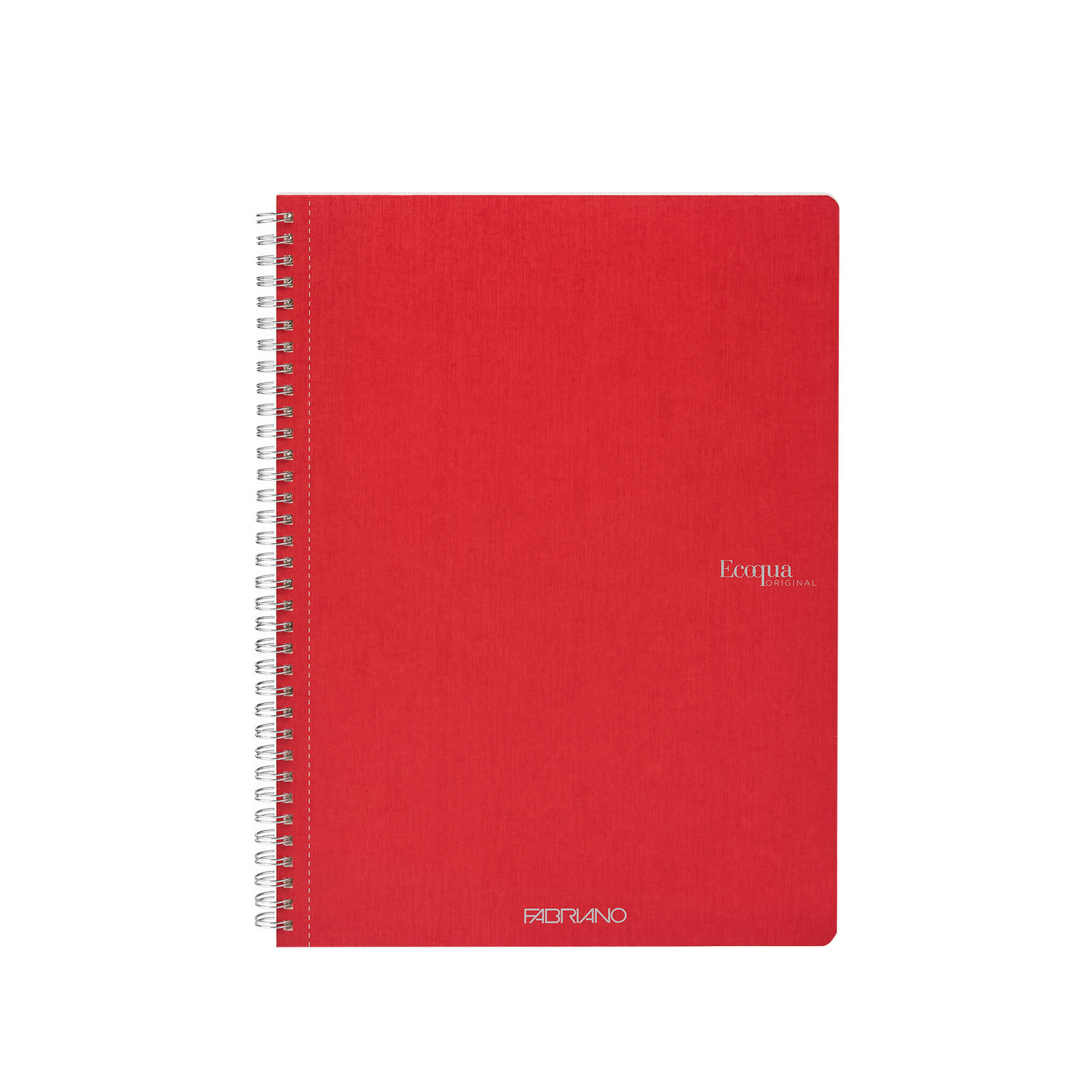 Fabriano Eco Qua Spiral Blank Red - 70 Shts./Bk.