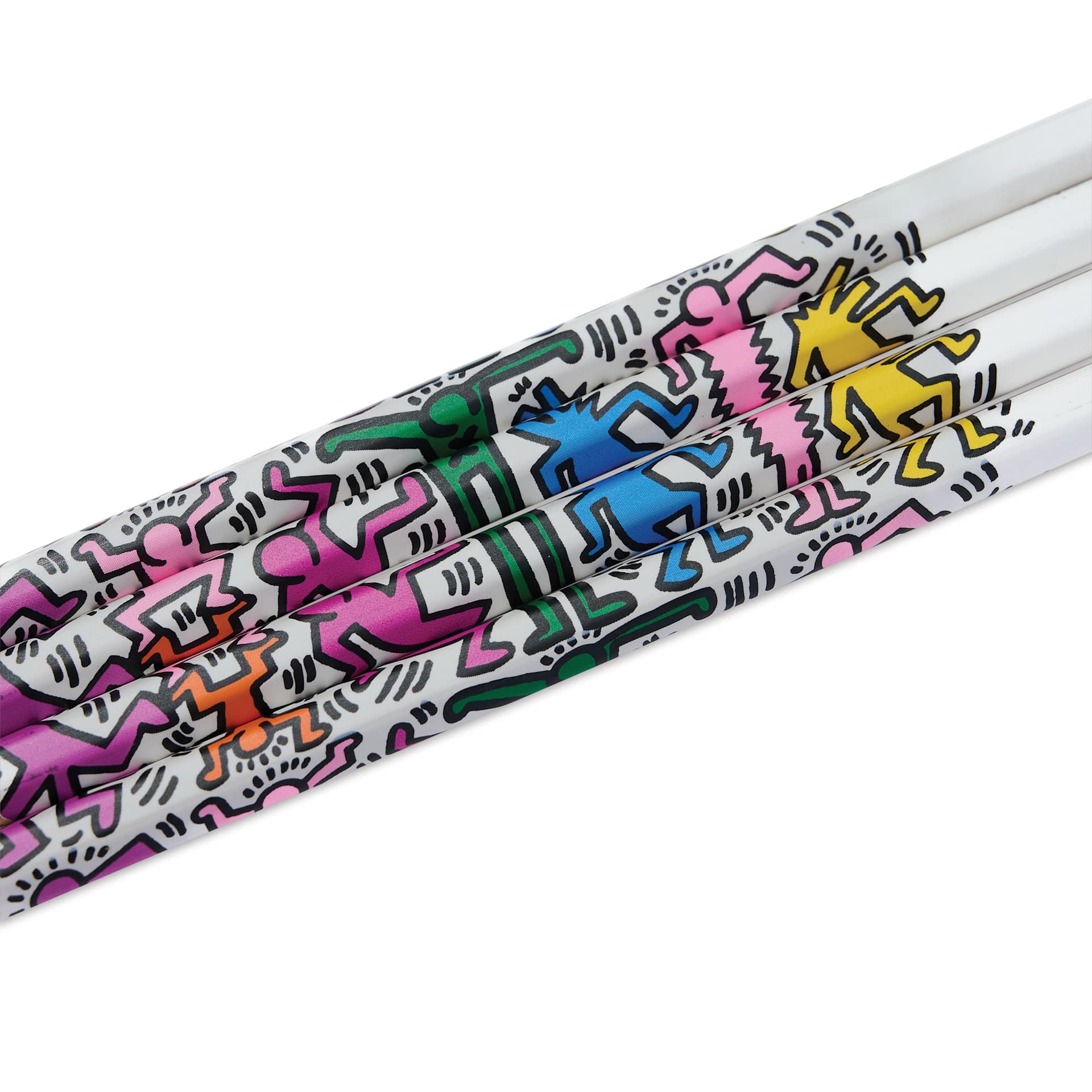 Blackwing x Keith Haring Volumes 292 Pencil Set - Set of 12, close-up of pencils
