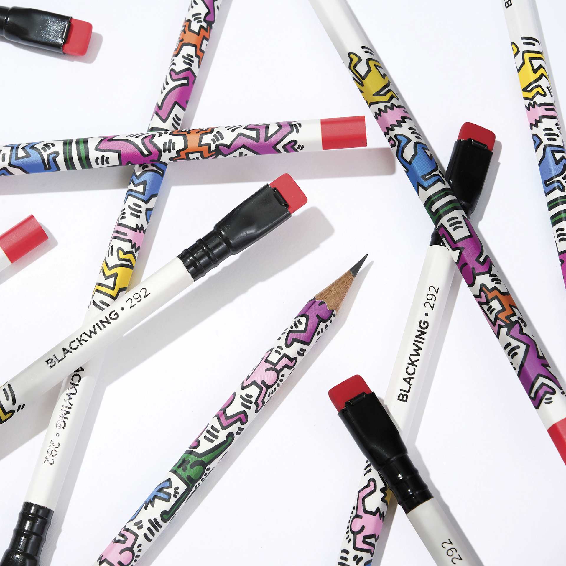 Blackwing x Keith Haring Volumes 292 Pencil Set - Set of 12, pencils out of packaging