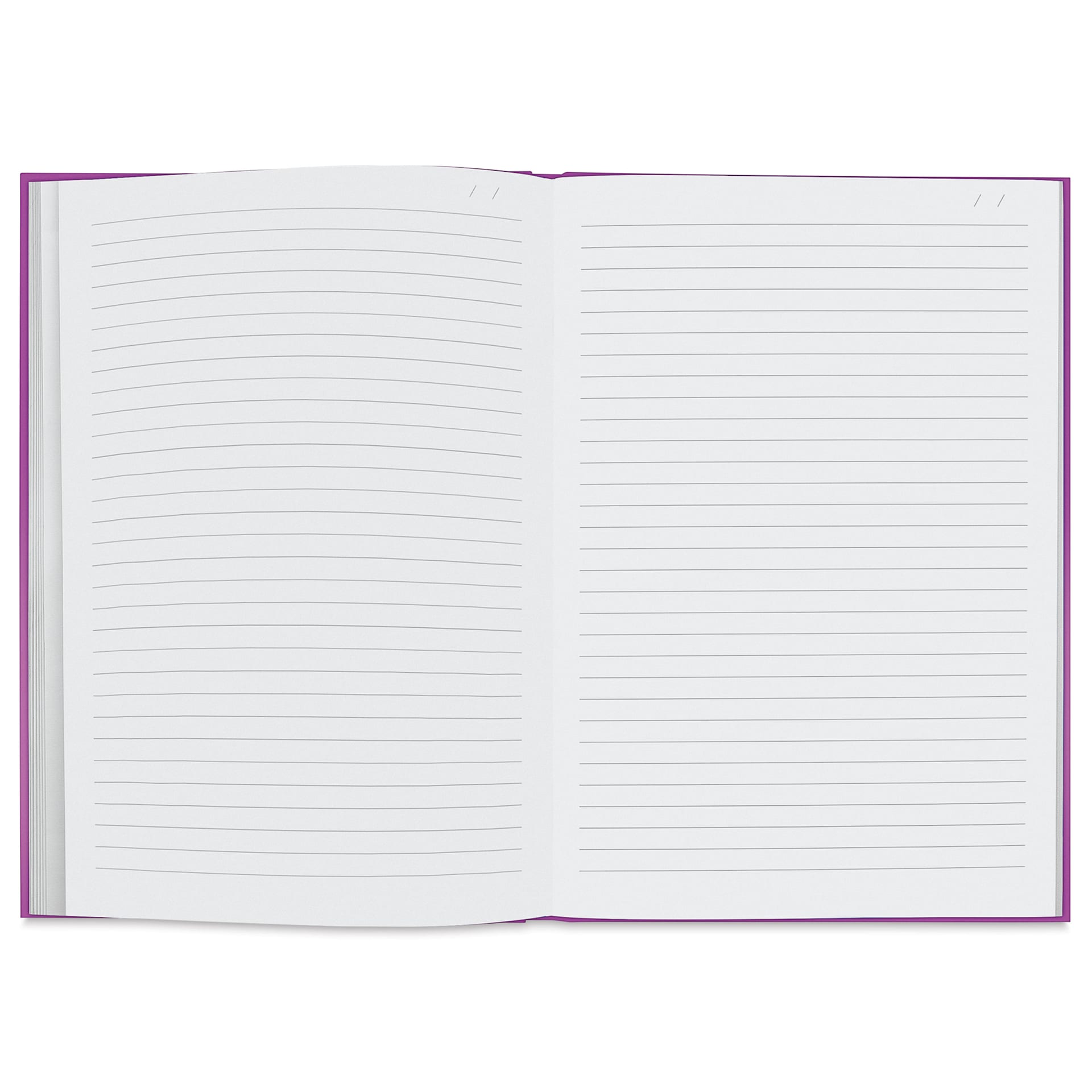 Caran d’Ache Colormat-X Notebook - Violet, 6" x 8-1/2", open
