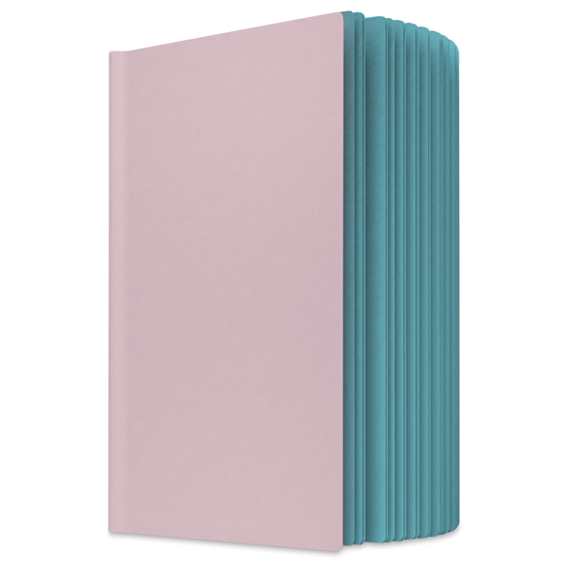 Ugly Books Perfect Bound Notebook - NO.1 Mandy, 5-3/4" x 4", 135 gsm, Pkg of 3, partially open