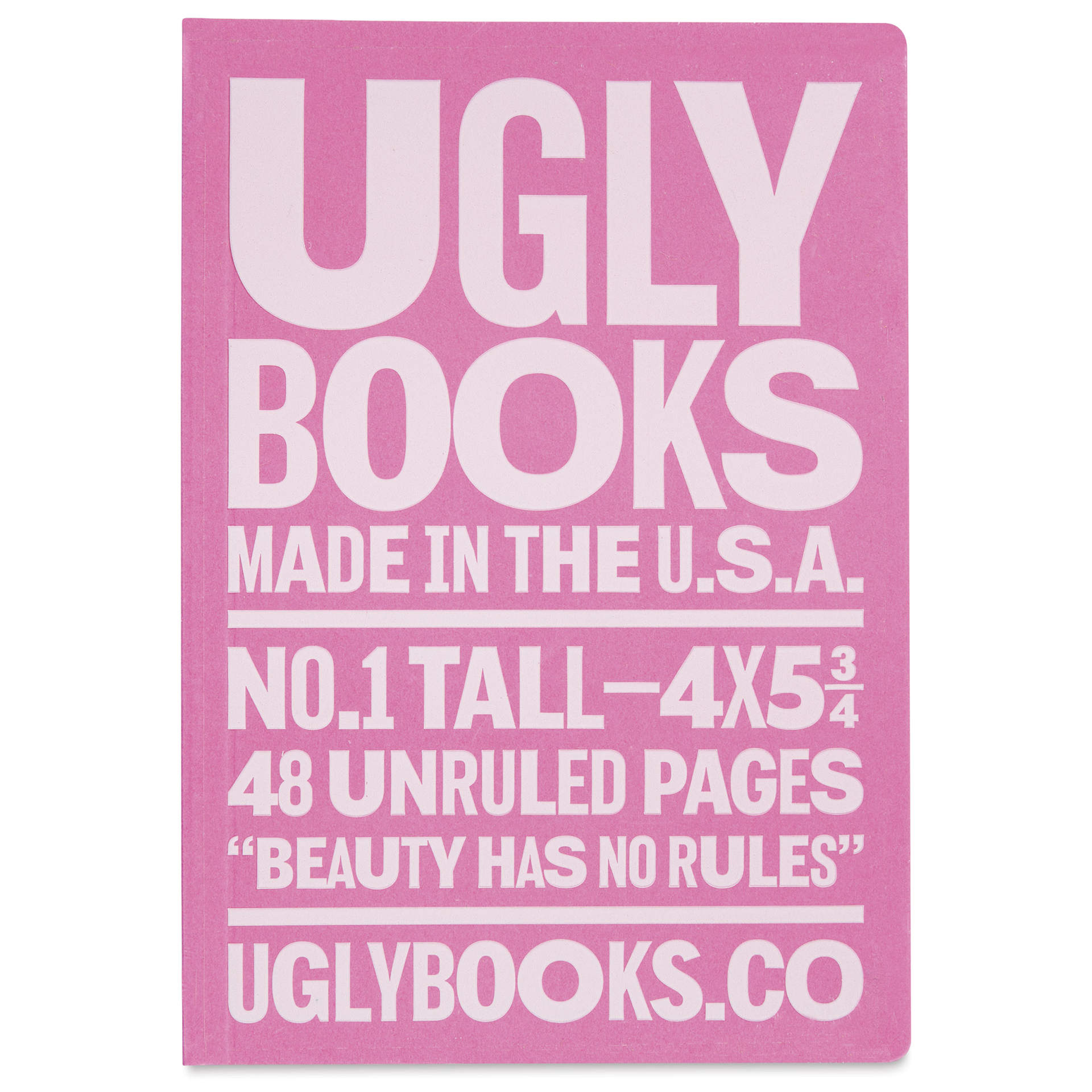 Uglybooks Perfect Bound Notebook - NO.1 Sprinkles, 5-3/4" x 4", 135 gsm, Pkg of 3, front of package