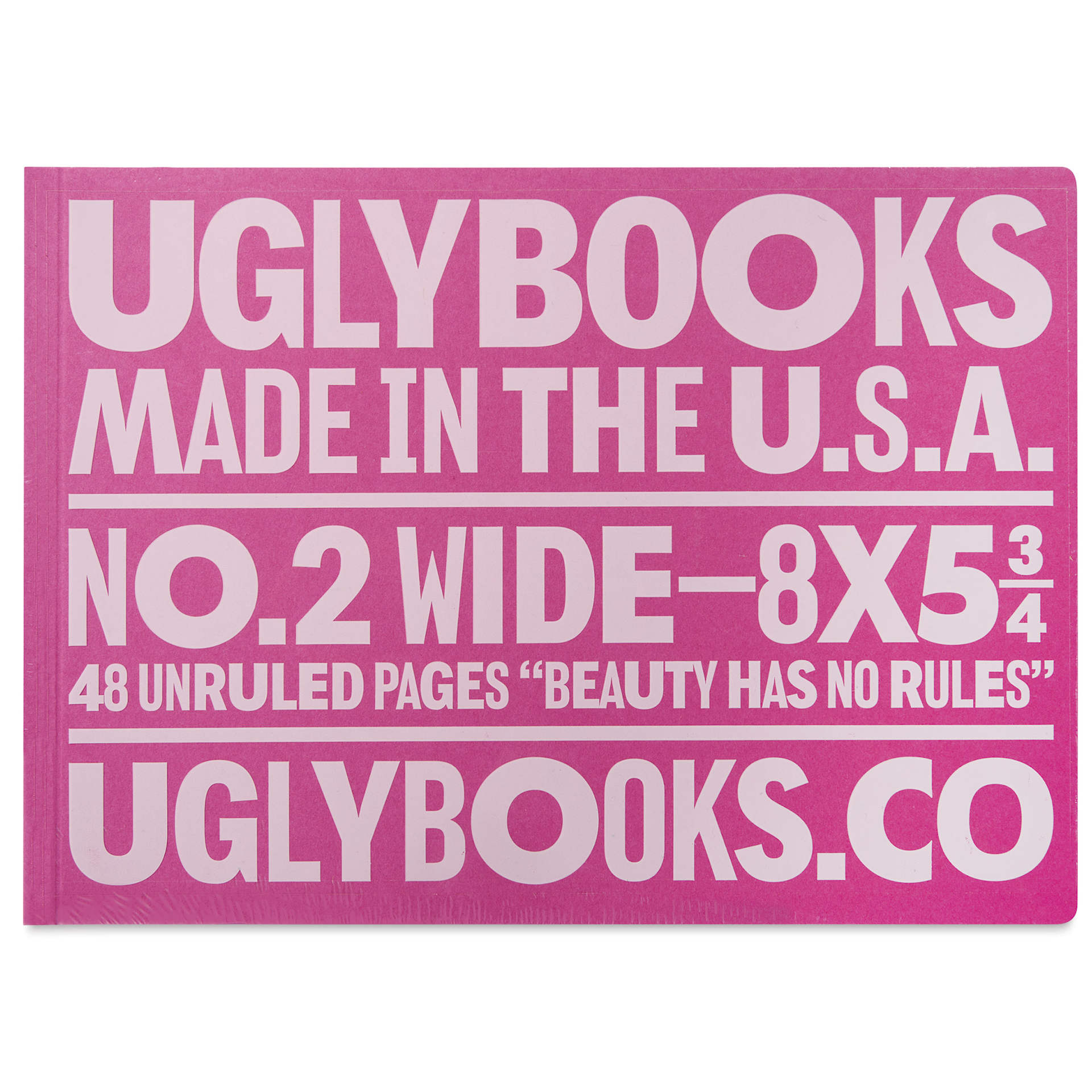 Uglybooks Perfect Bound Notebook - NO.2 Sprinkles, 5-3/4" x 8", 135 gsm, Pkg of 3, front of package