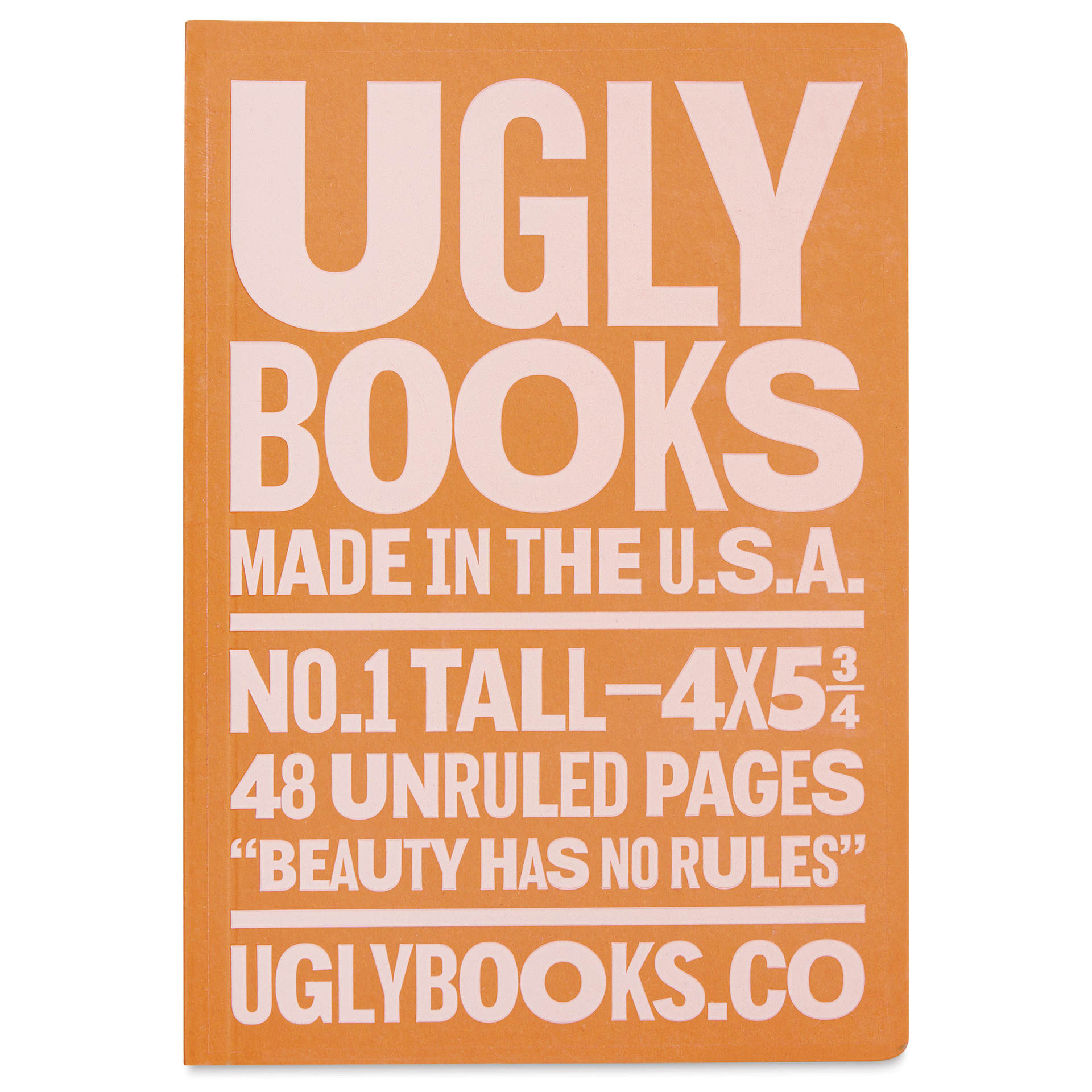 Uglybooks Perfect Bound Notebook - NO.1 Honey Bell, 5-3/4" x 4", 135 gsm, Pkg of 3, front of package