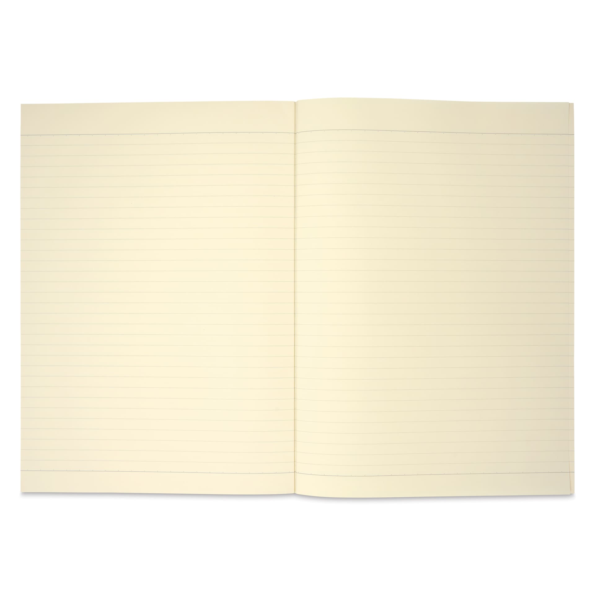 Life Noble Notebook - 8" x 12", A4, Blue, Ruled, open