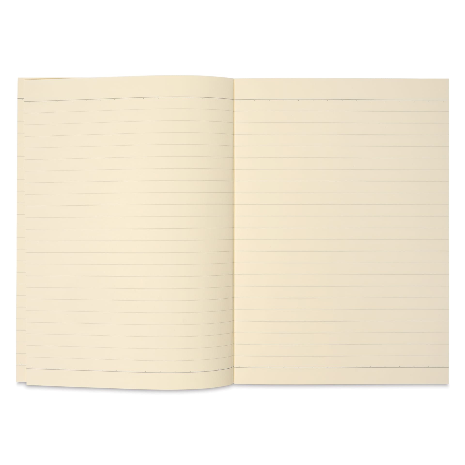 Life Noble Notebook - 6" x 8", A5, Blue, Ruled, open