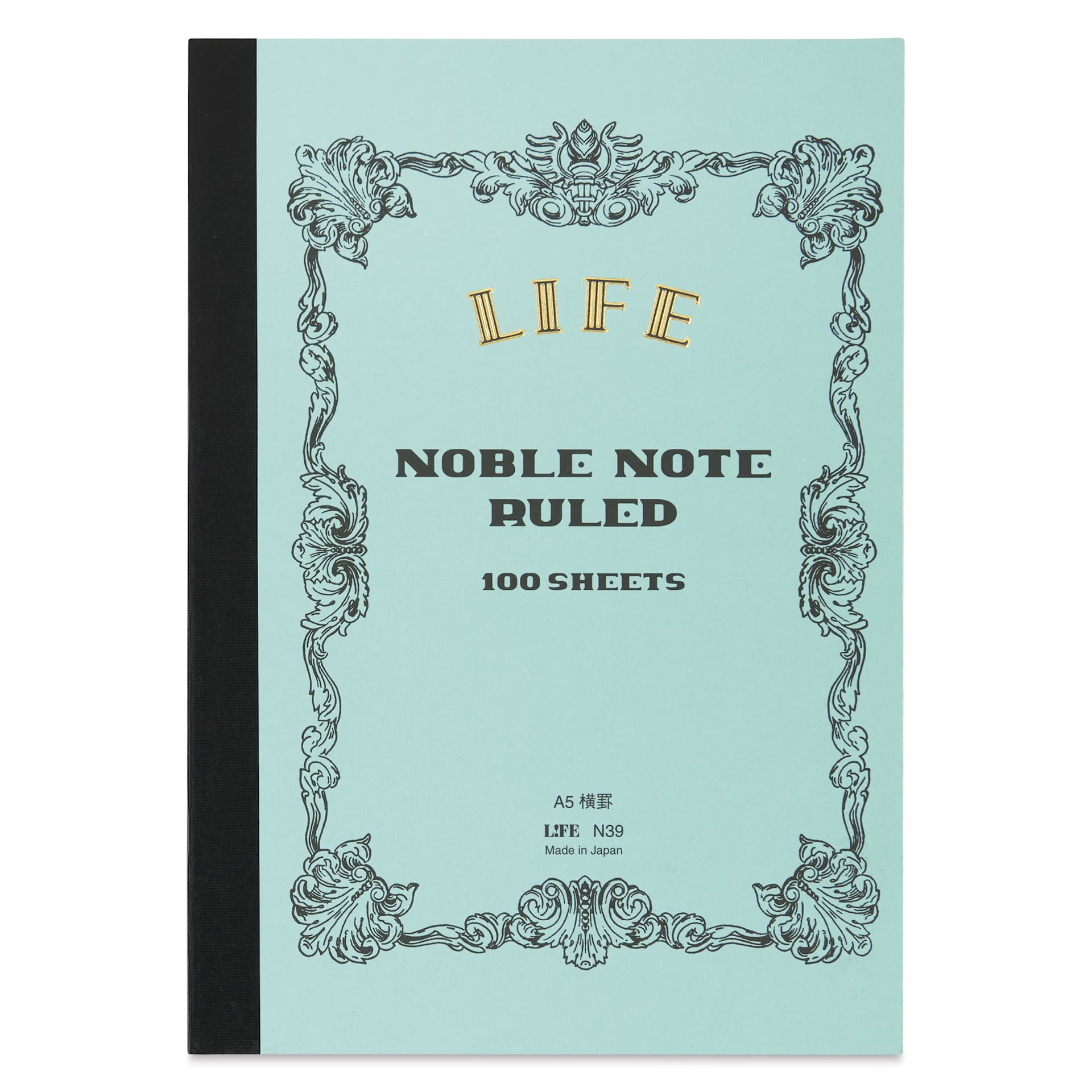 Life Noble Notebook - 6" x 8", A5, Blue, Ruled, front cover