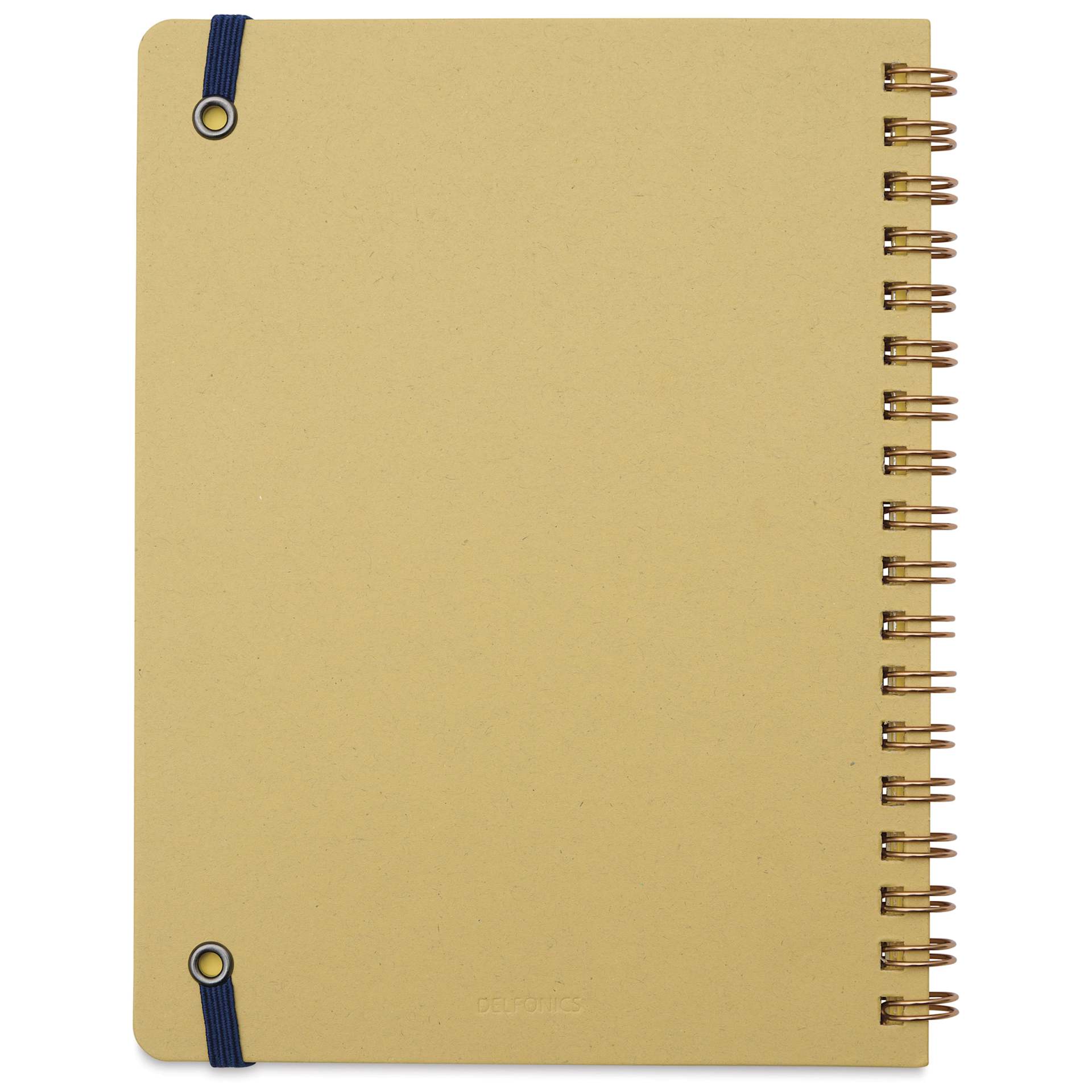 Delfonics Rollbahn Clear Plastic Notebook - 5-1/2" x 7", Clear, back cover