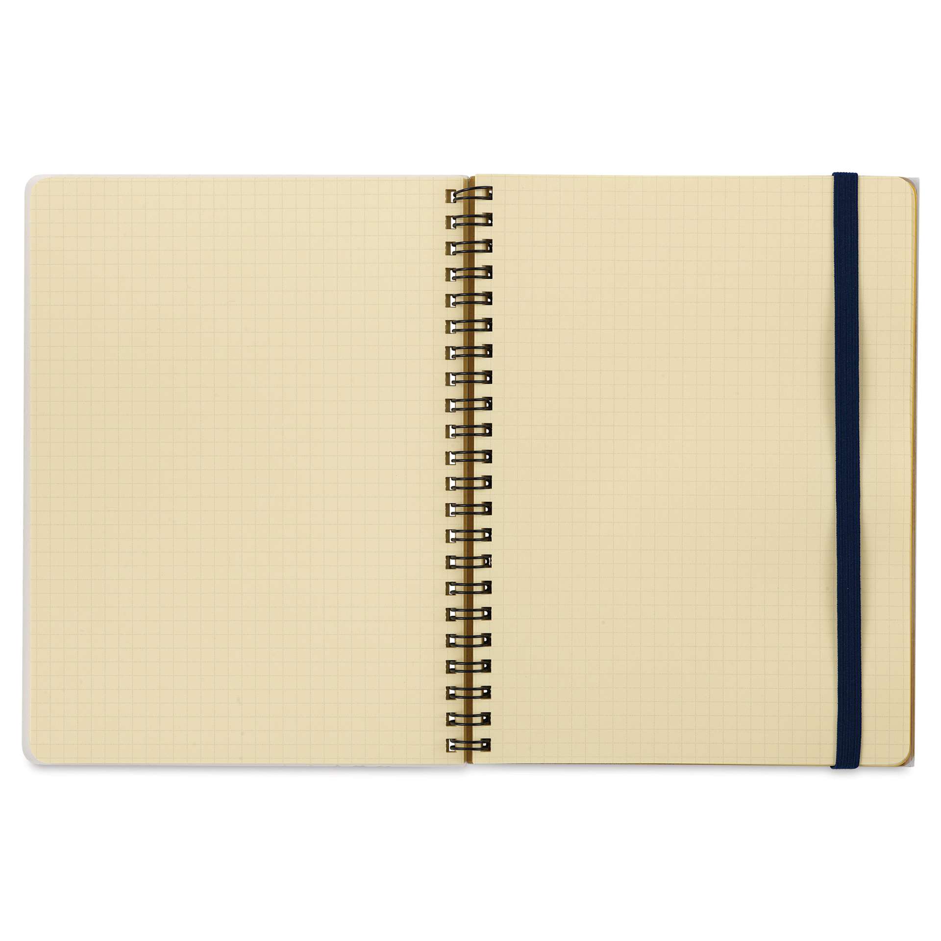 Delfonics Rollbahn Classic Spiral Notebook - Cream, A5, open