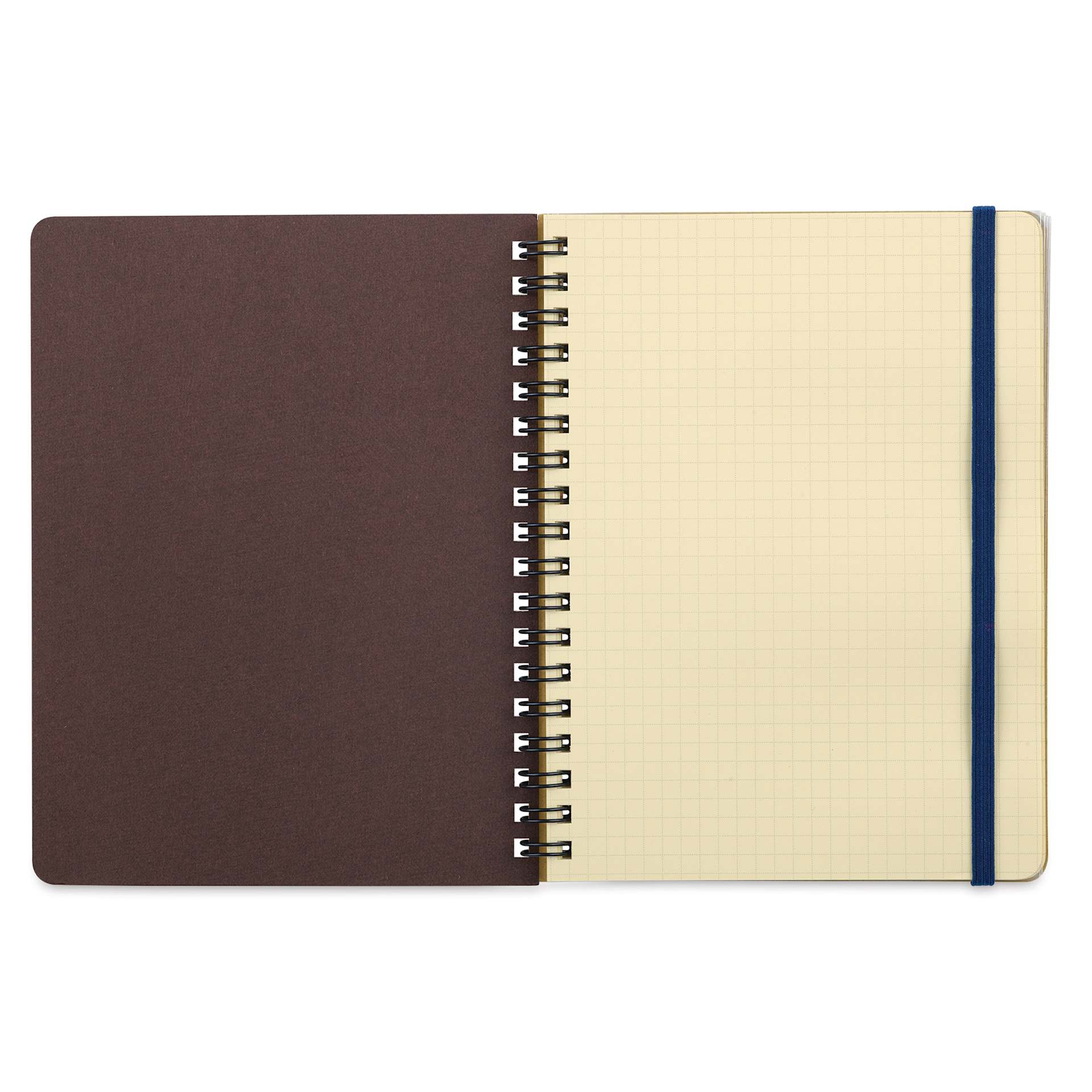 Delfonics Rollbahn Cap-Martin Notebook - 5-1/2" x 7", Greige, inside cover