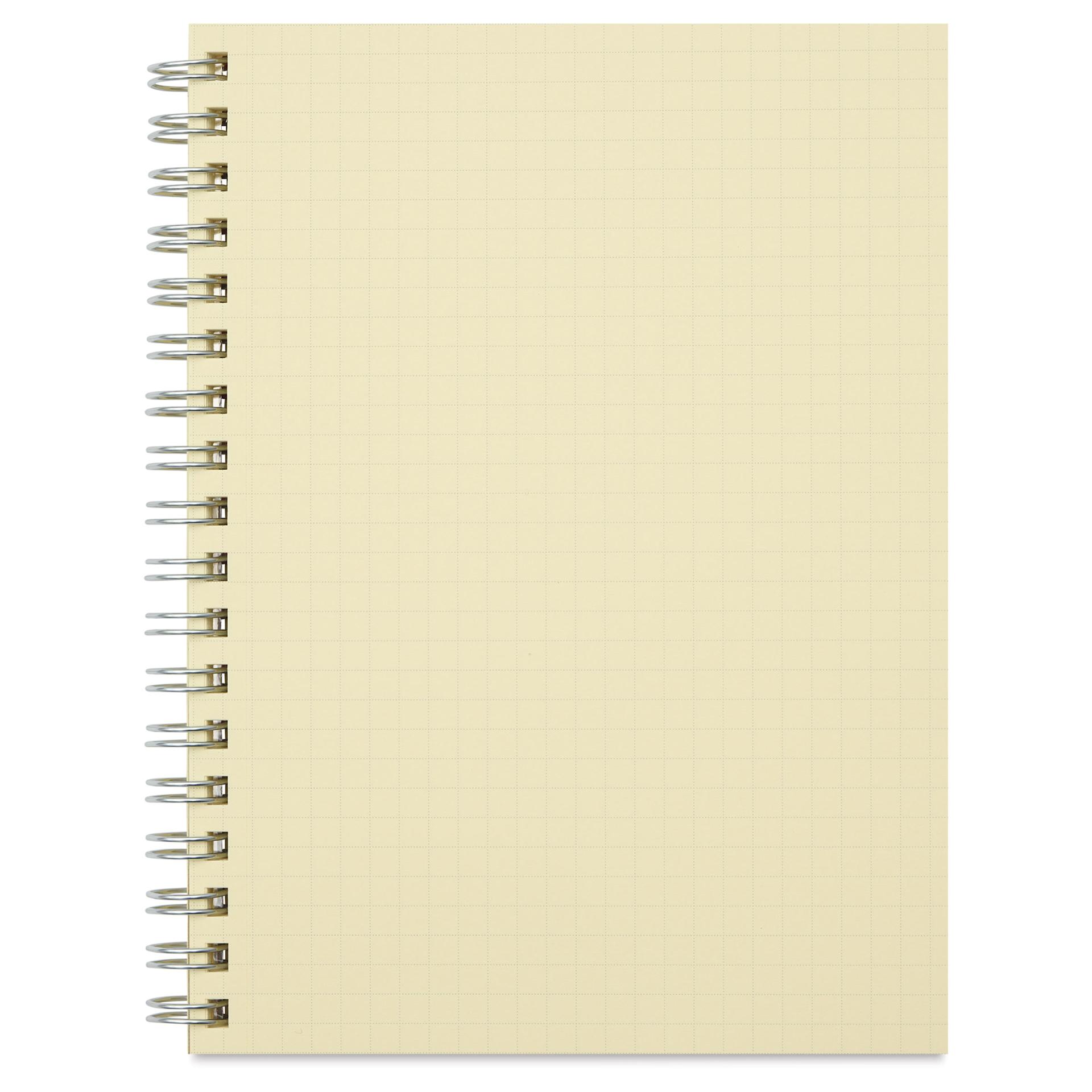 Delfonics Rollbahn Clear Plastic Notebook - 5-1/2" x 7", Pink, open