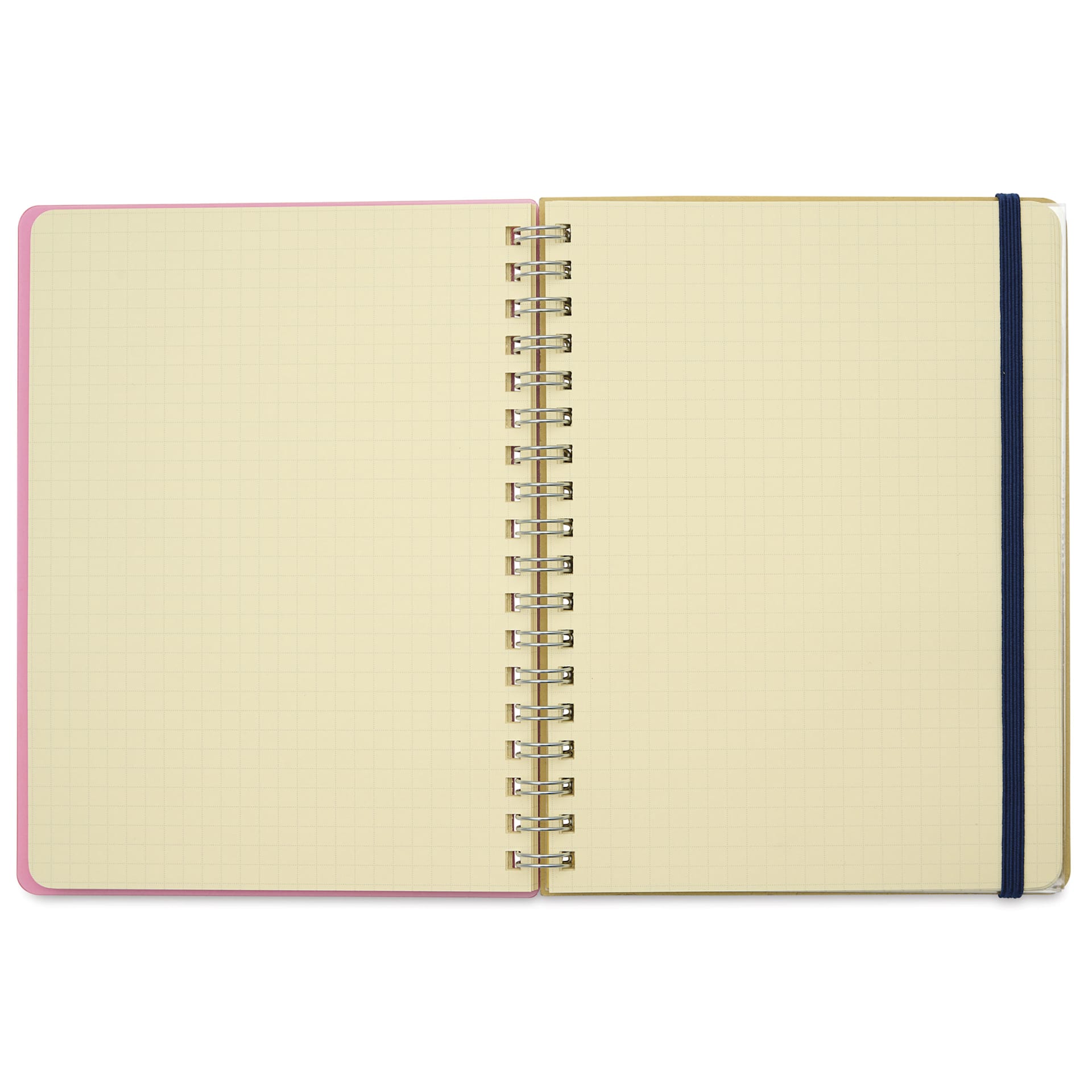 Delfonics Rollbahn Clear Plastic Notebook - 5-1/2" x 7", Pink
