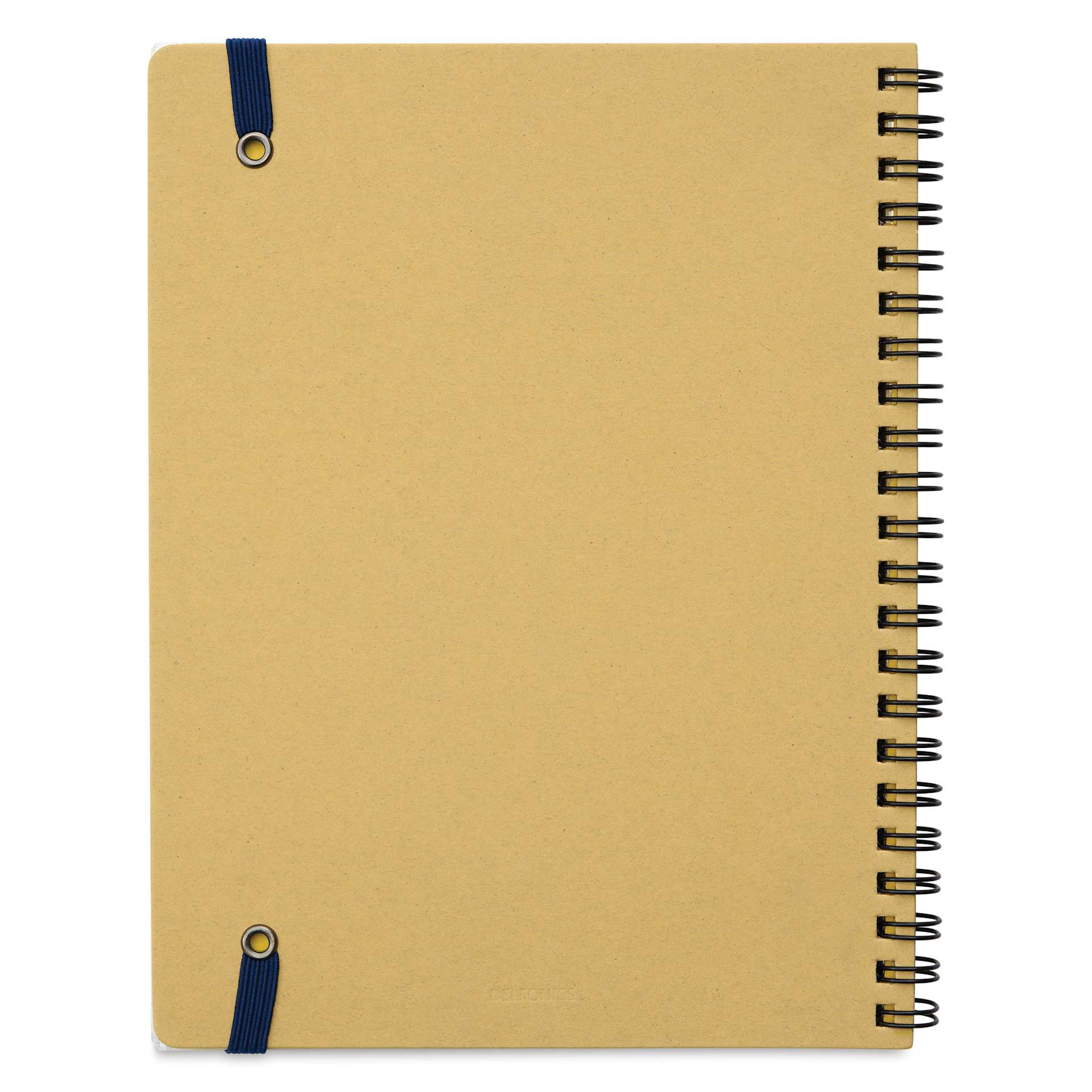 Delfonics Rollbahn Classic Spiral Notebook - Dark Blue, A5, back