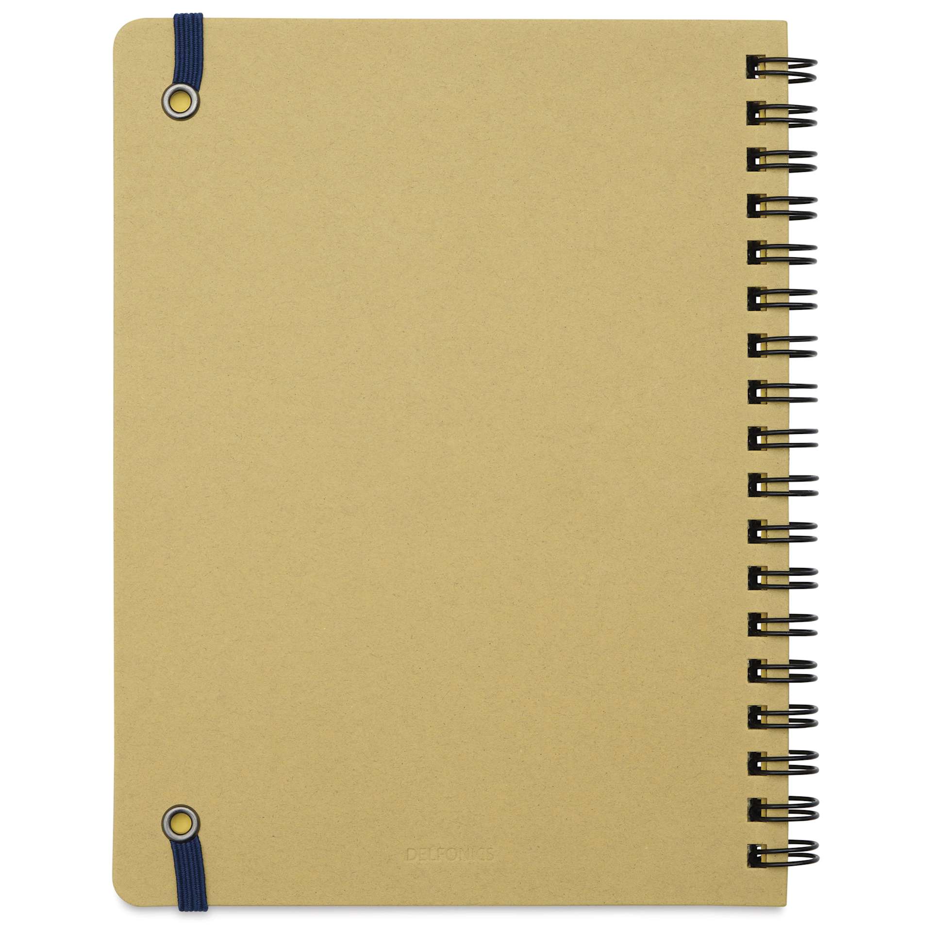Delfonics Rollbahn Cap-Martin Notebook - 5-1/2" x 7", Dark Blue, back cover