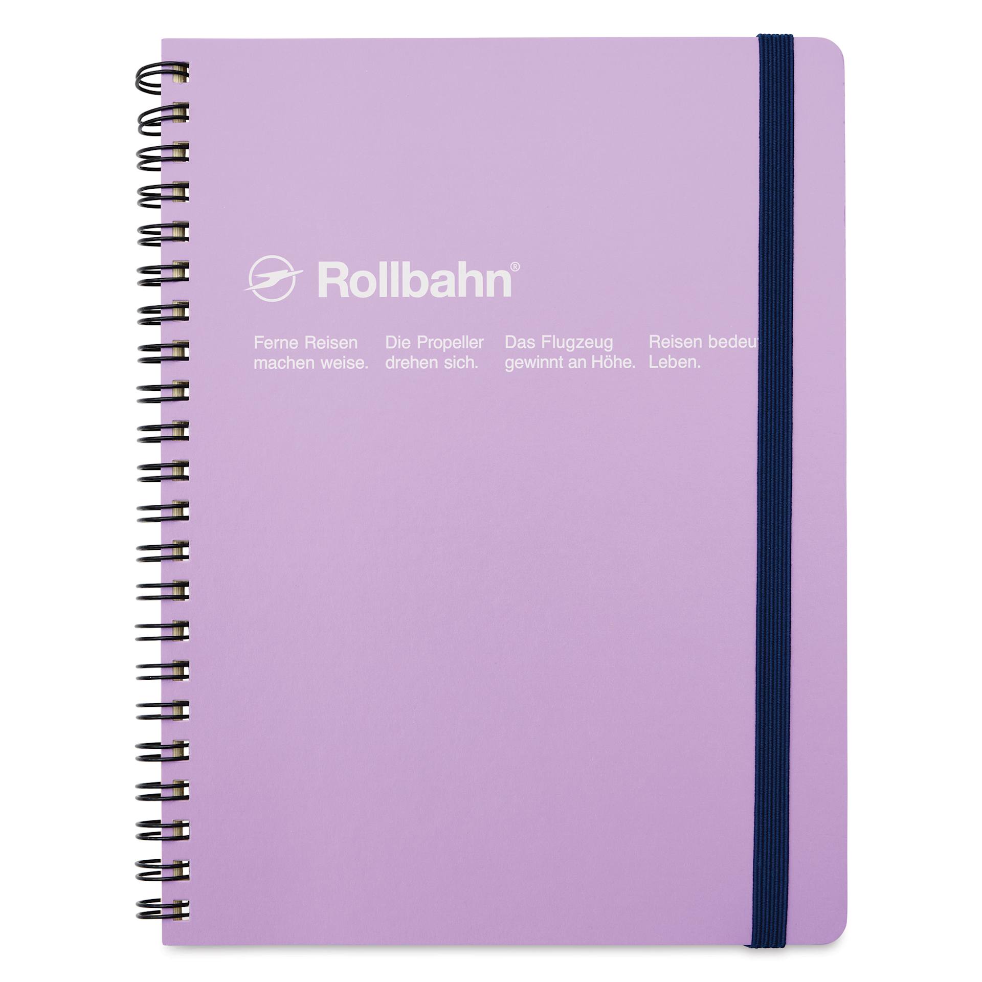 Delfonics Rollbahn Classic Spiral Notebook - Light Purple, A5, cover