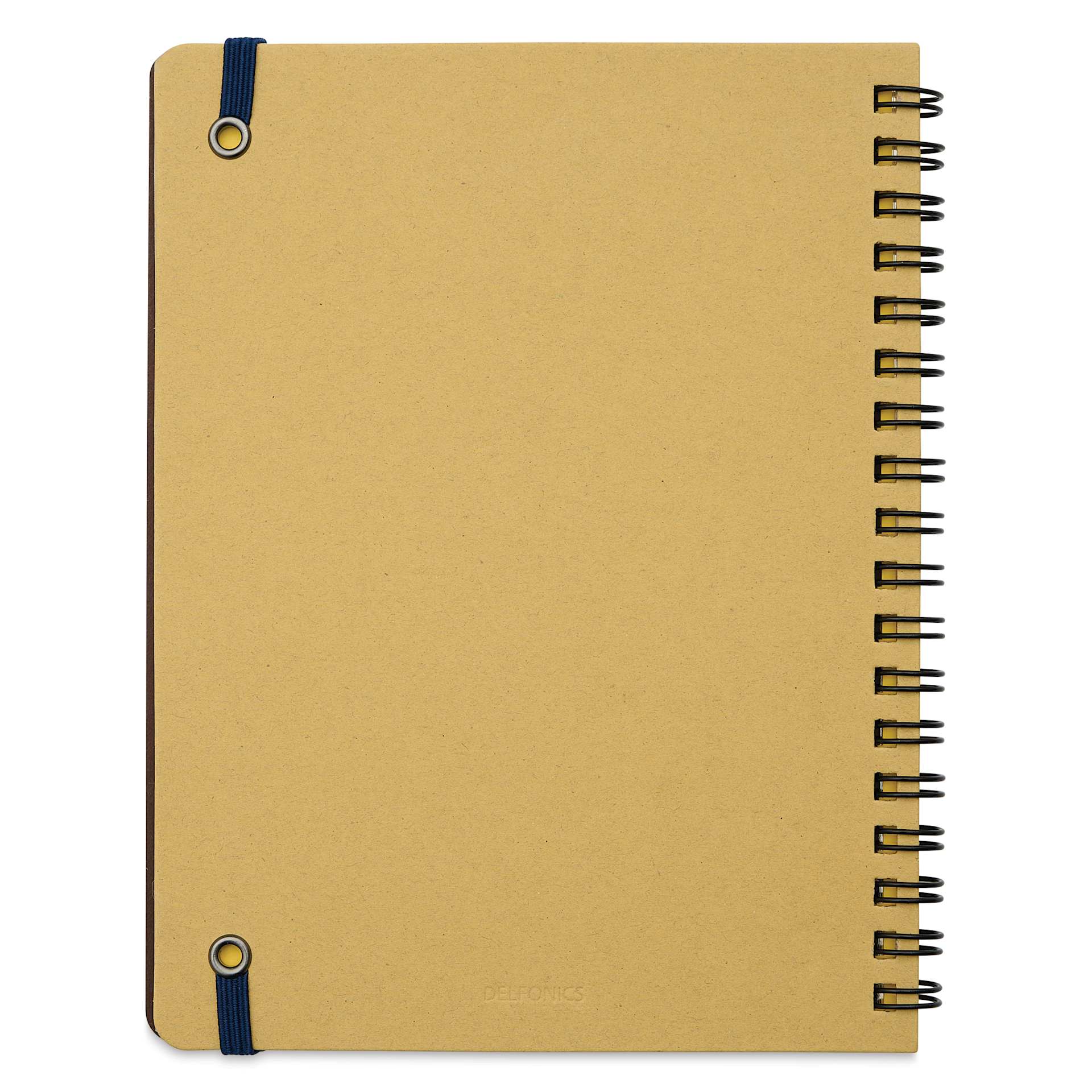 Delfonics Rollbahn Cap-Martin Notebook - 5-1/2" x 7", Green, back cover