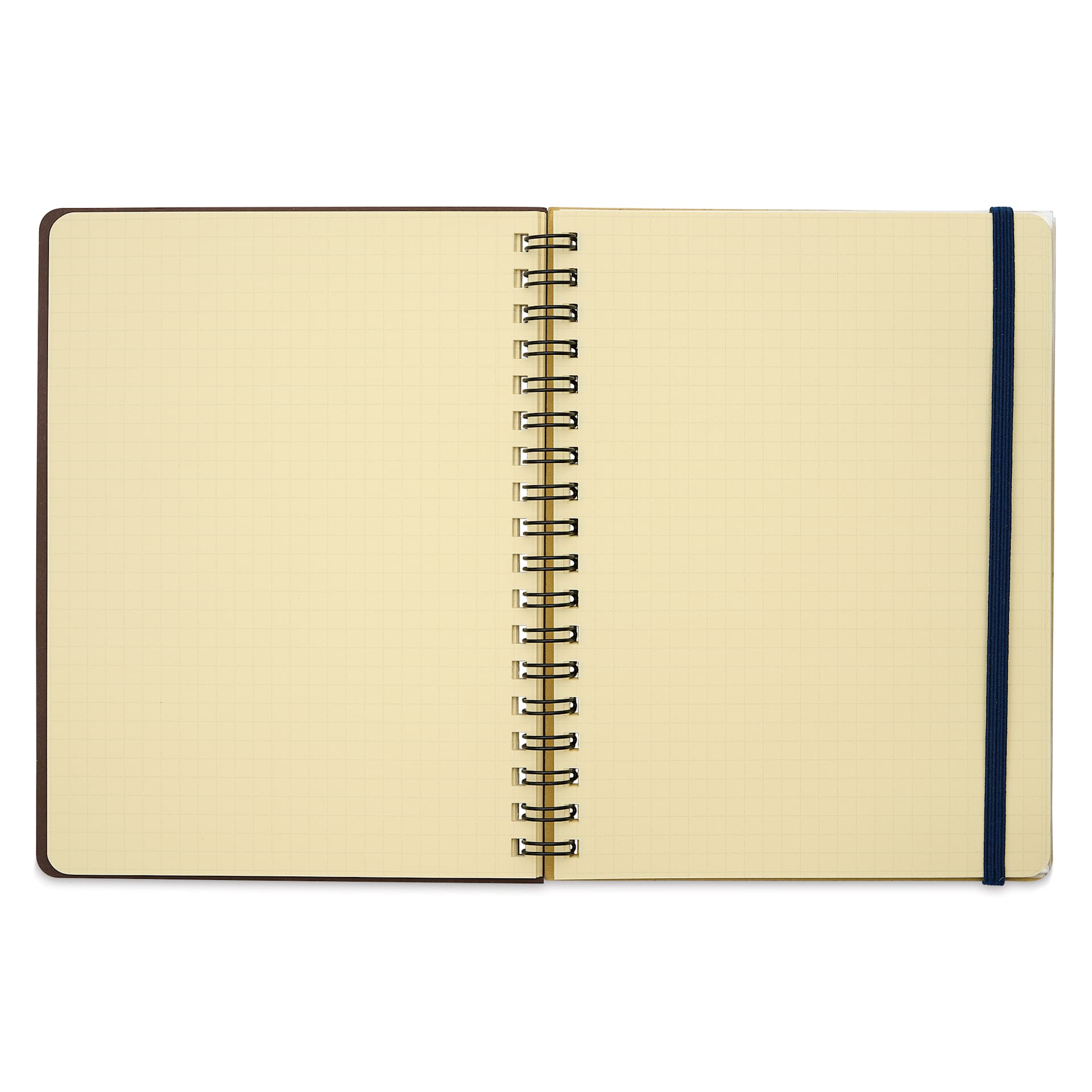 Delfonics Rollbahn Cap-Martin Notebook - 5-1/2" x 7", Green, open